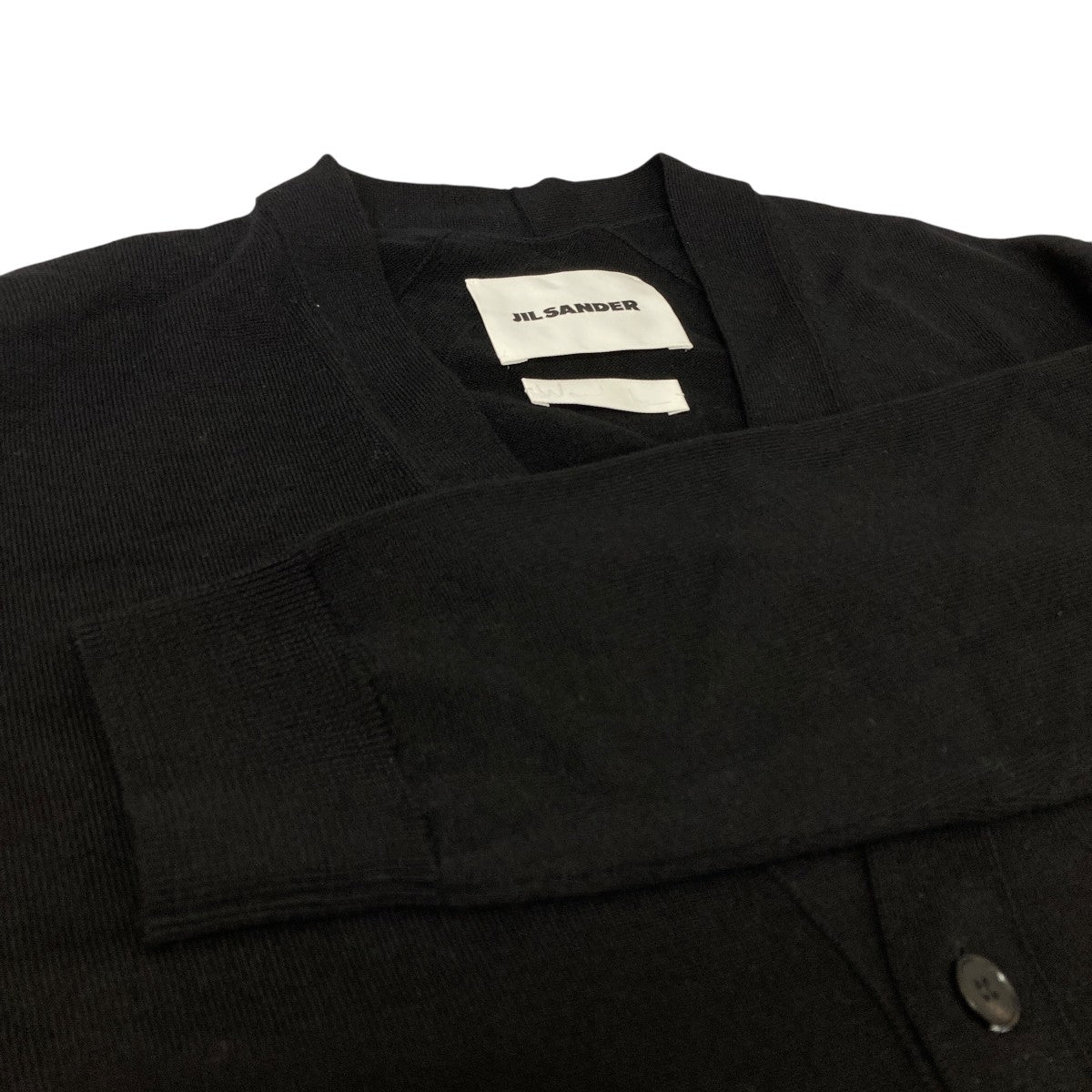 Jil sander Navy カーディガン　シルク　カシミヤ　薄手　L Jil sander Navy カーディガン シルク カシミヤ 薄手 L Jil