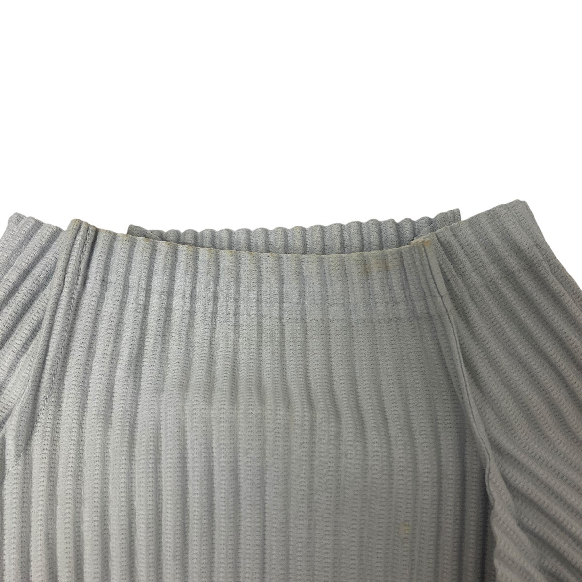 オムプリッセ イッセイミヤケ プリーツカットソー 長袖 3 グレー HOMME PLISSE ISSEY MIYAKE(イッセイミヤケオムプリッセ
