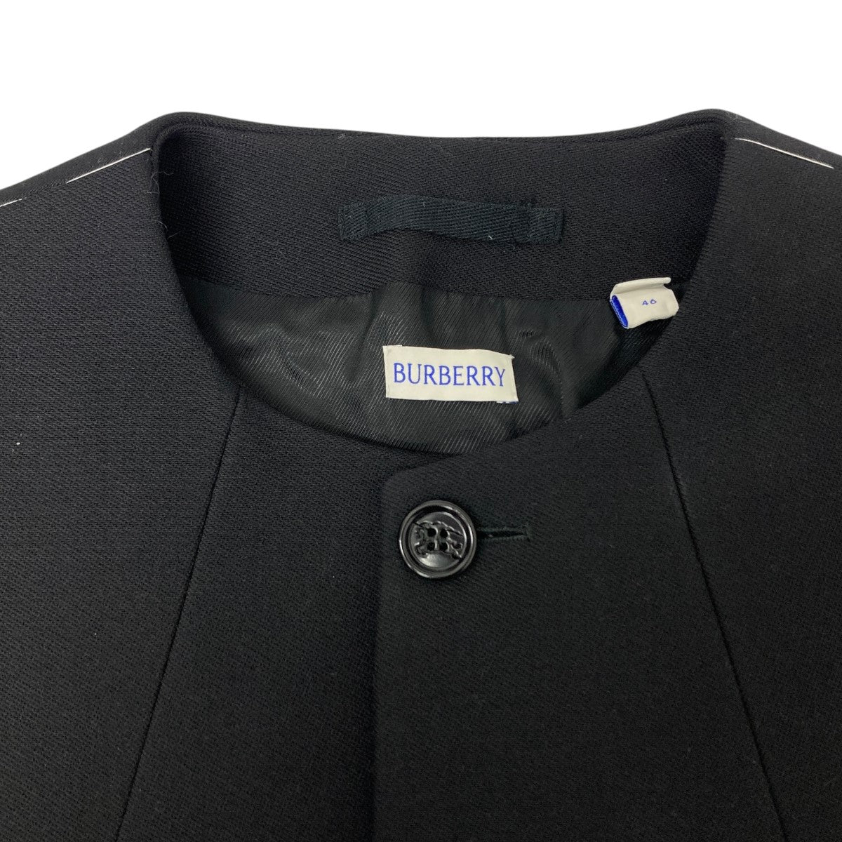 BURBERRY(バーバリー) ノーカラージャケット 8077852 ブラック
