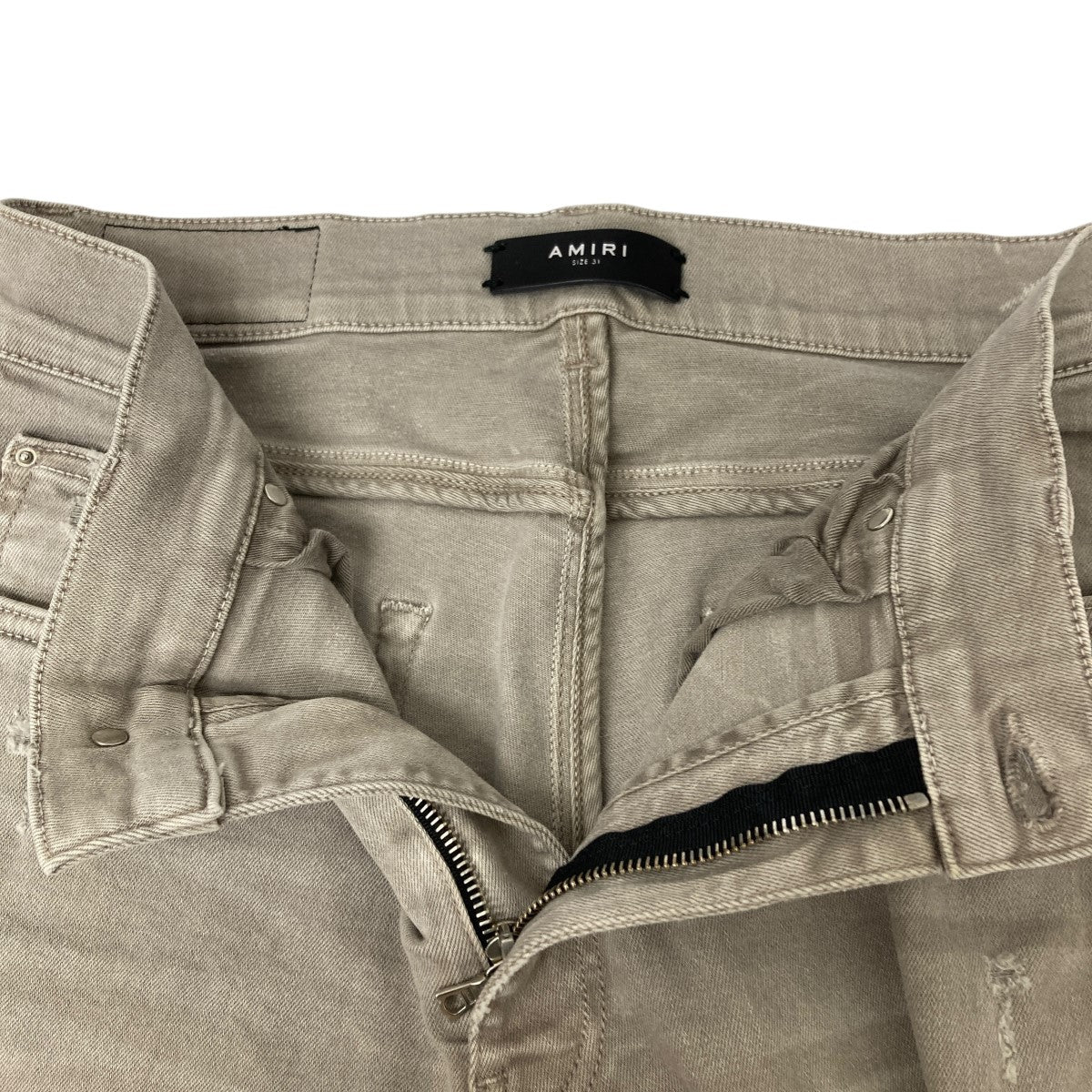 AMIRI(アミリ) ダメージ加工デニムパンツ グレー サイズ 31