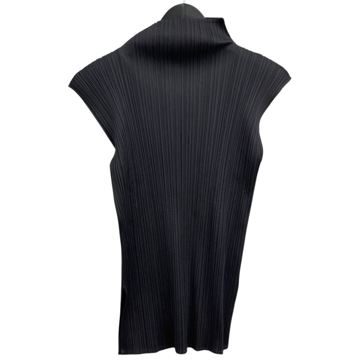 PLEATS PLEASE ノースリーブ　 グレー系 PLEATS PLEASE ISSEY MIYAKE（ひざ丈ワンピース ・ グレー/灰色