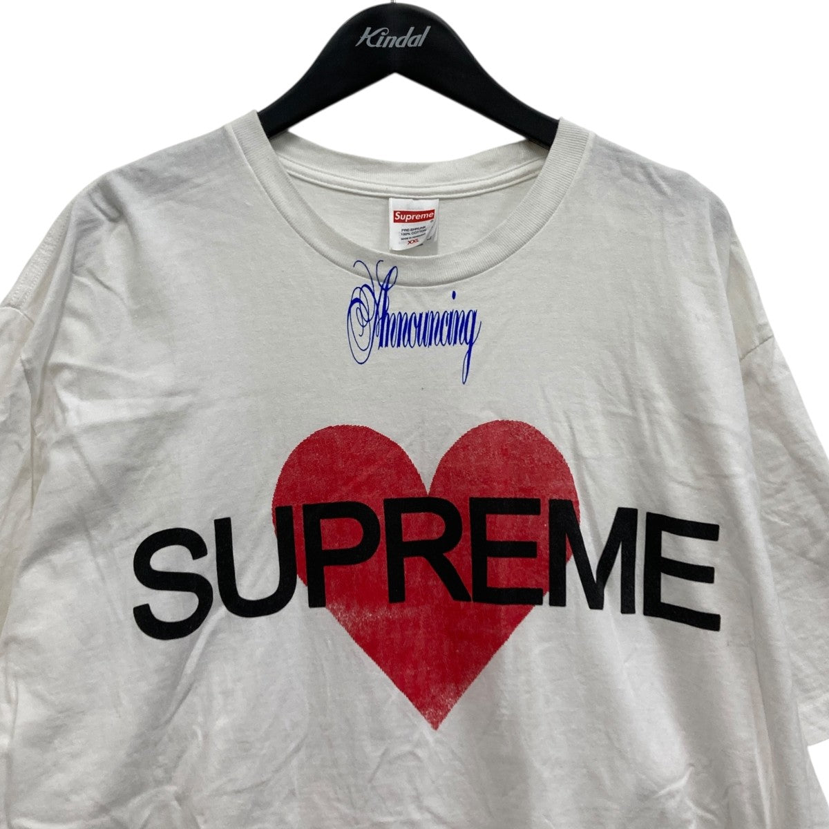 Supreme(シュプリーム) Announcing TeeプリントTシャツ ホワイト