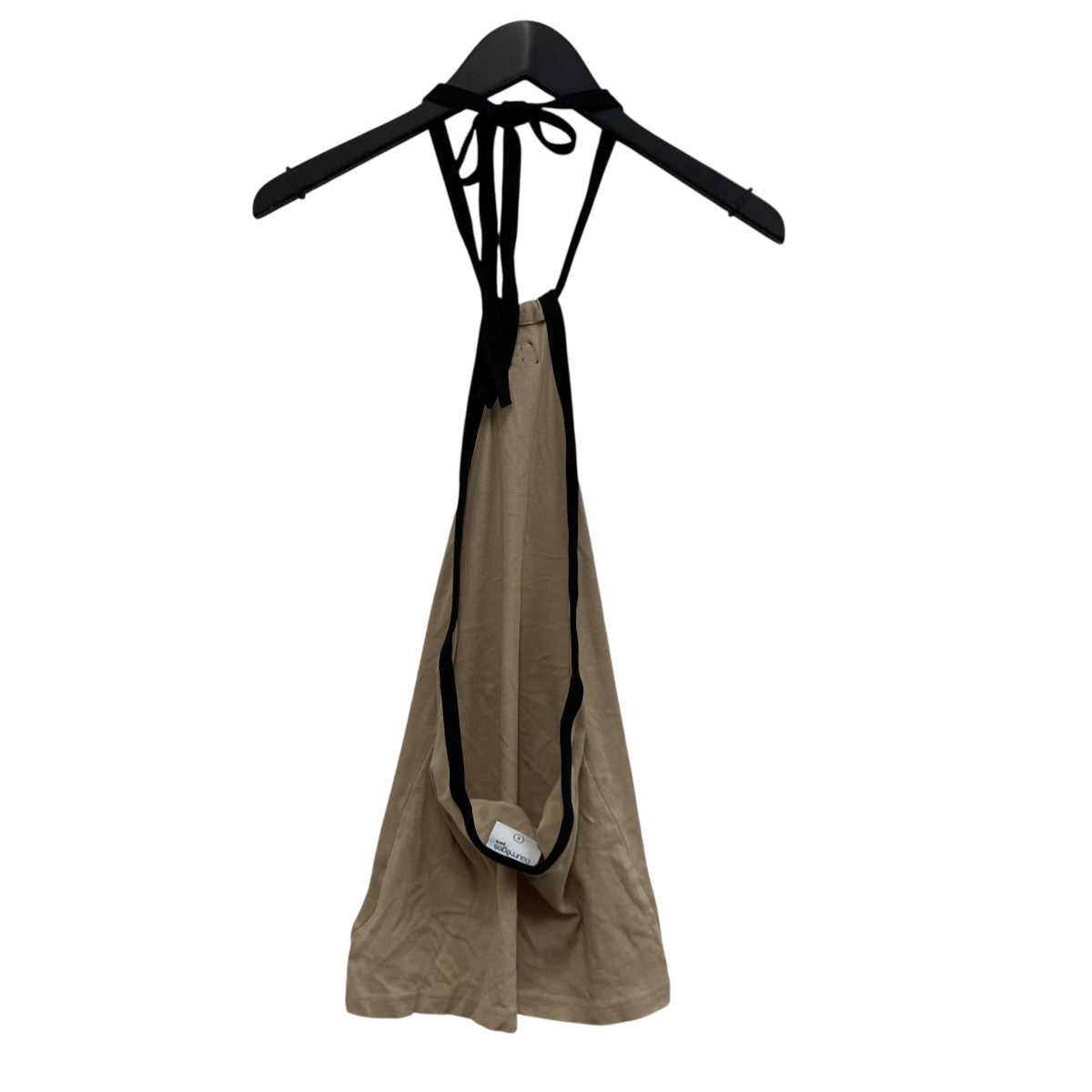 courrèges ベージュ タンクトップ S クレージュ　ホルターネック Courreges クレージュ タンクトップ レディース ベージュ
