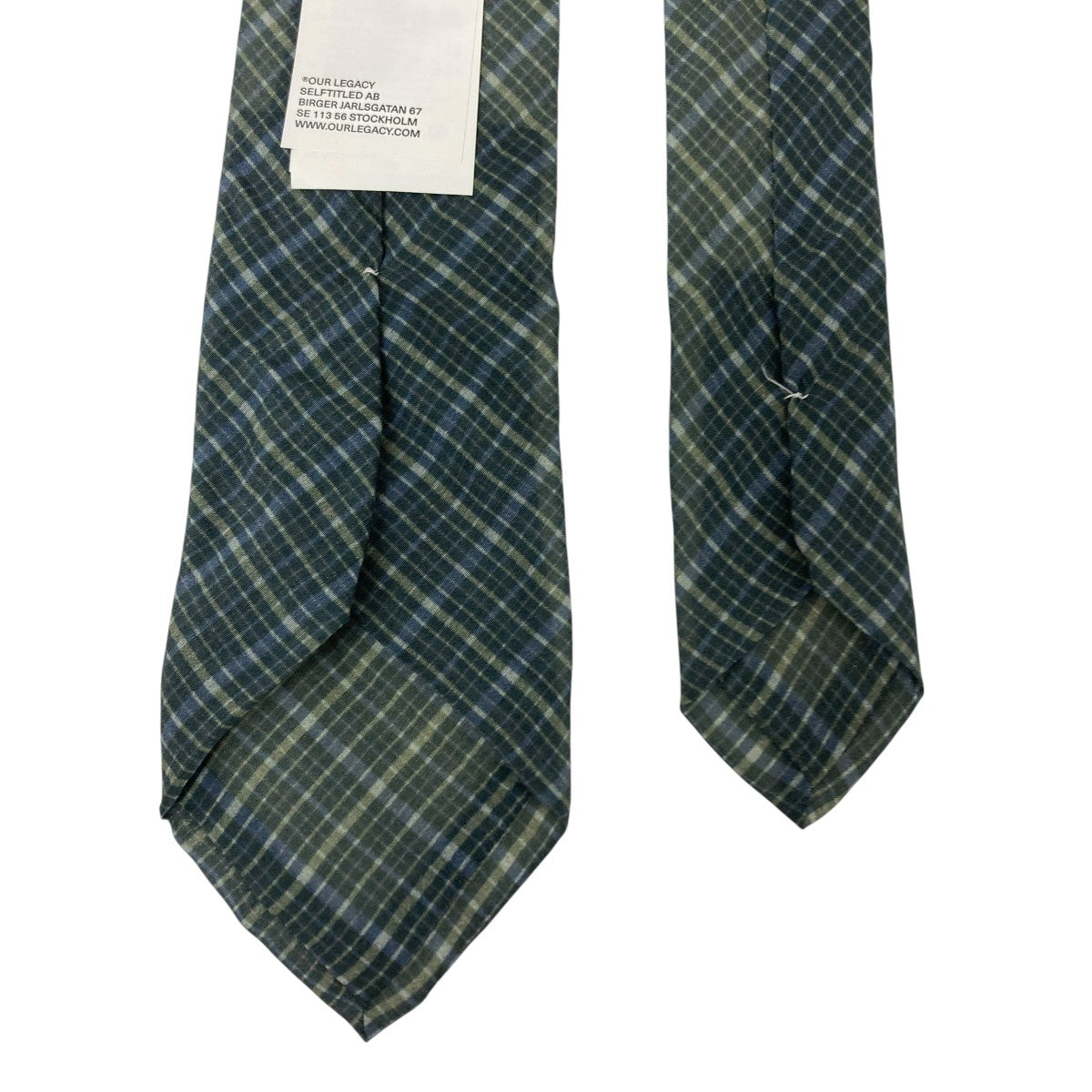 OUR LEGACY(アワーレガシー) TIE - Picnic Check Cotton Silk