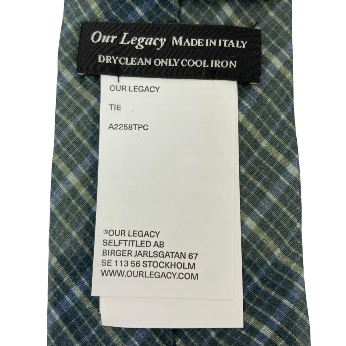 本物ourlegacy ネクタイ OUR LEGACY（アワー レガシー）