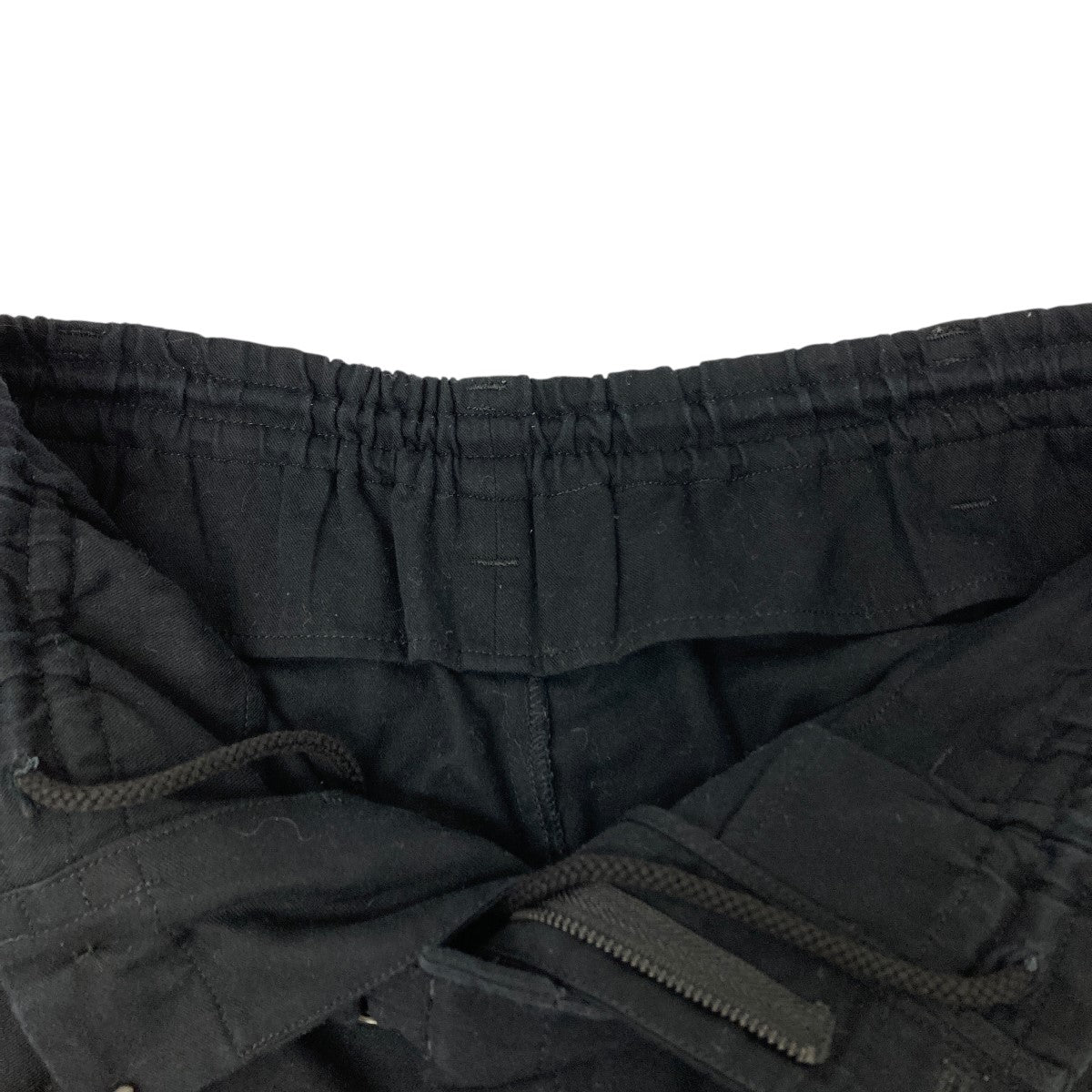 ヨウジヤマモトプールオム クロップド丈スラックス センタープレスパンツ 黒 Yohji Yamamoto POUR HOMME ヨウジヤマモト プールオム - メンズ