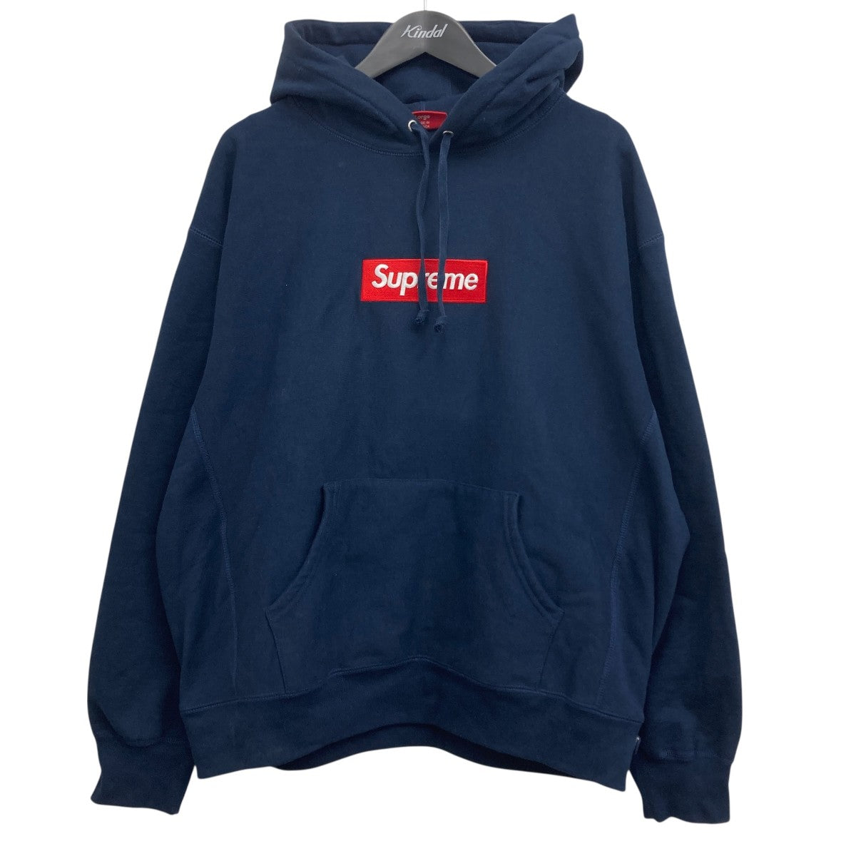 Supreme ネイビー パーカー Large Supreme ネイビー ジップアップパーカー L