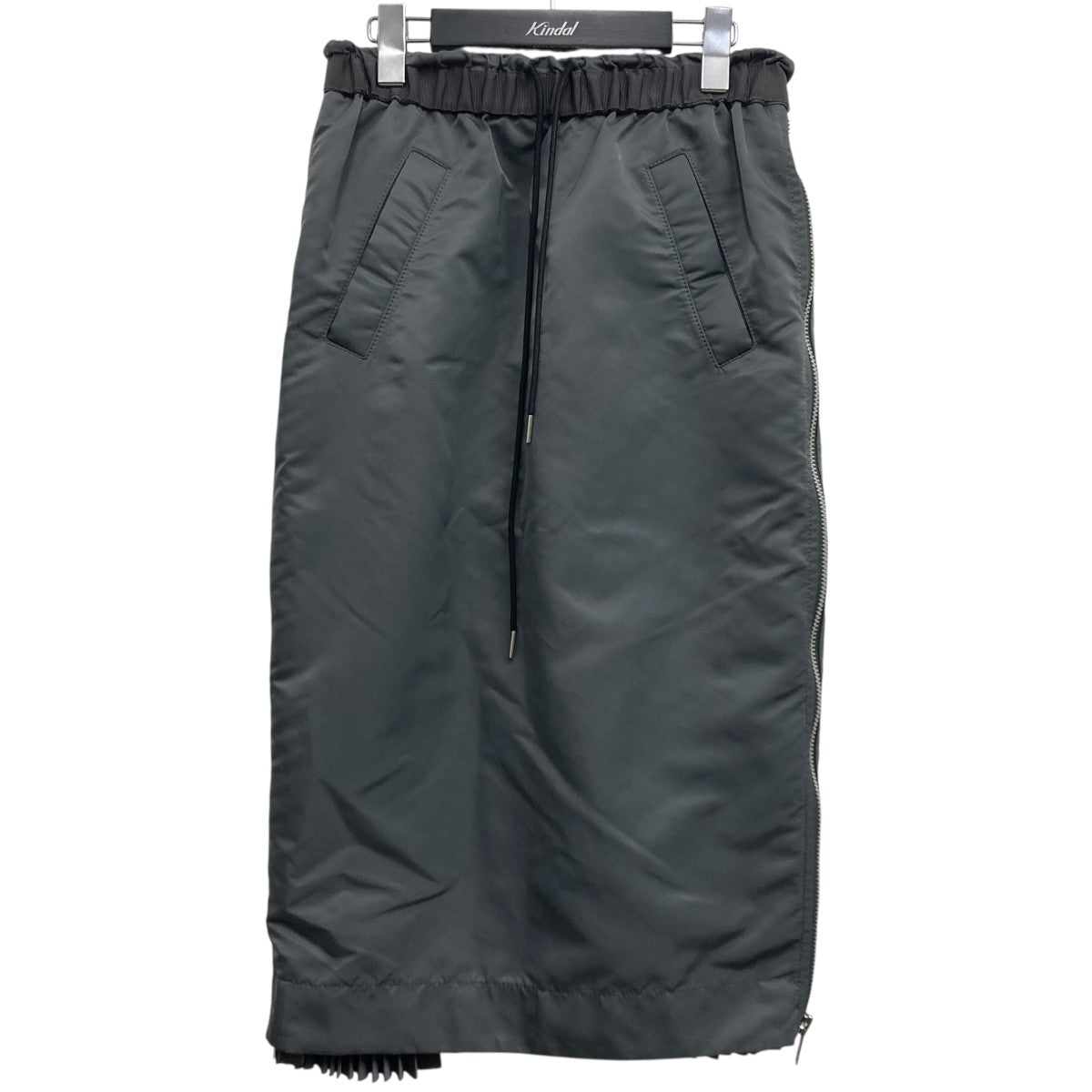 Sacai MA-1 スカート sacai(サカイ) MA-1ナイロンサイドプリーツスカート SCW-003
