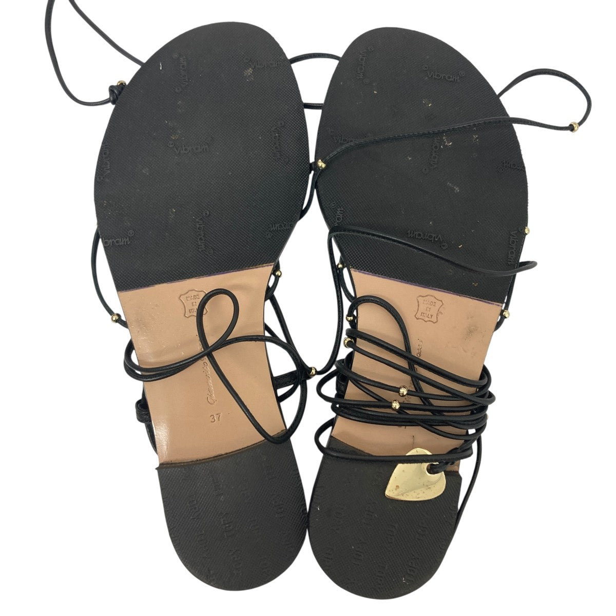 【Gianvito Rossi】カトリーヌ・ドルセー サンダル レースアップ ジャンヴィト ロッシの新作、華奢レースアップ＆編み込み