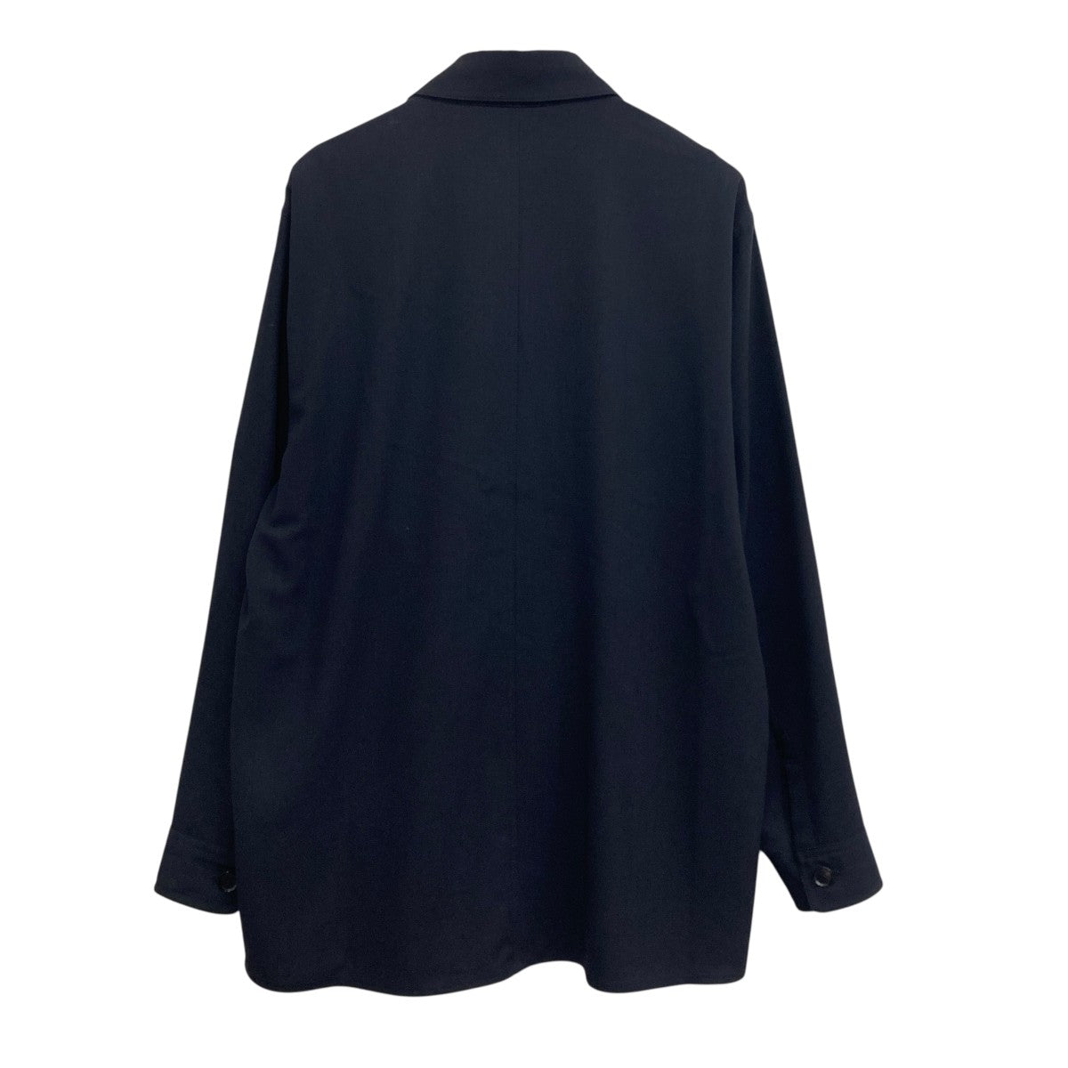 トップス AURALEE HARD TWIST WOOL DOBBY LONGSHIRTS AURALEE HARD TWIST WOOL DOBBY SHIRT
