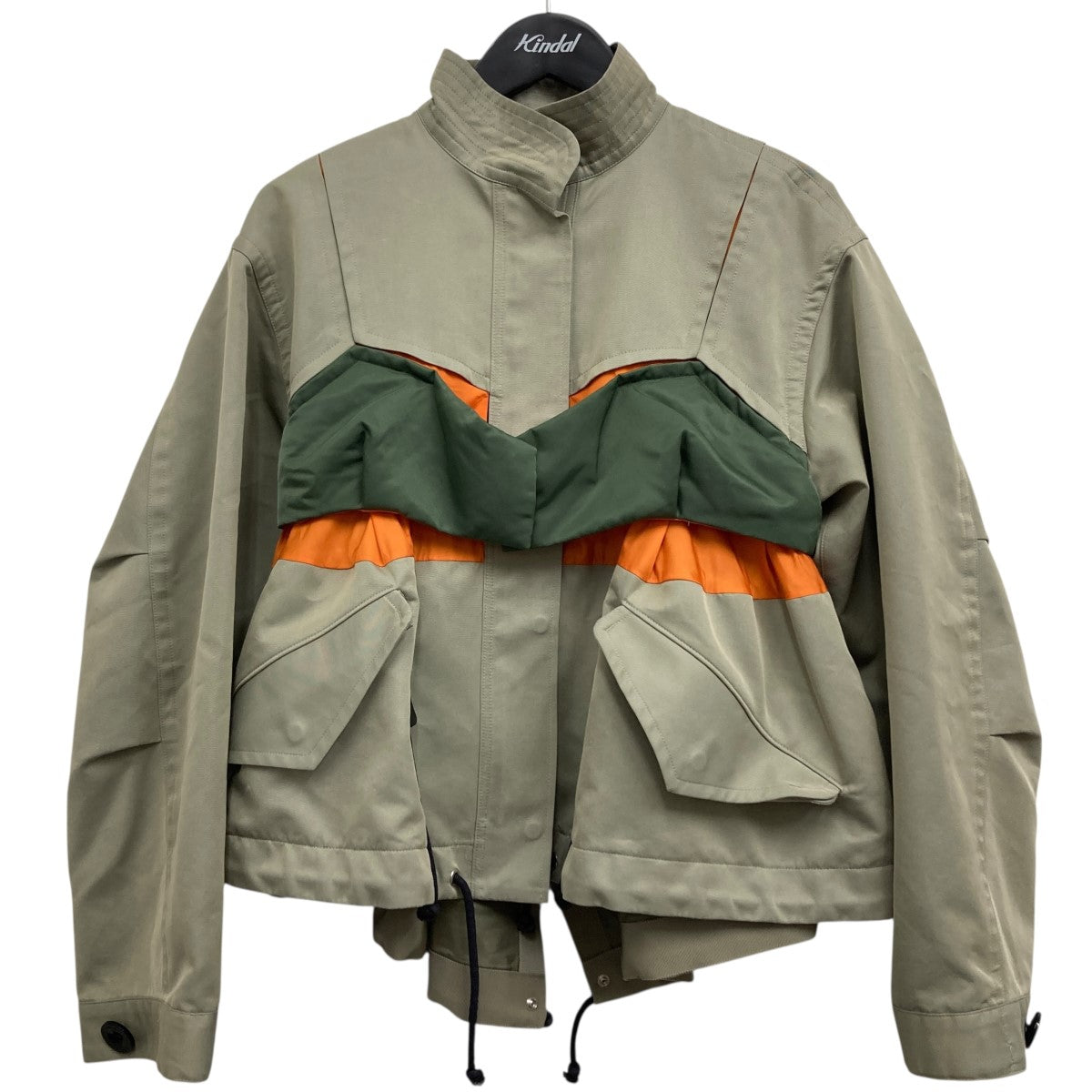 BURBERRY 渋かっこいい　スタンドカラーコットンジャケット c-boy BAMME/ オーバーサイズ スタンドカラー カバーオール ユニ