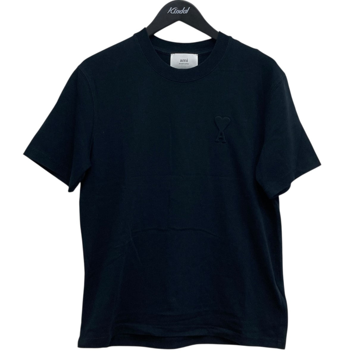 【新品未使用】ami Paris ハートロゴT ブラック　XXS AMI PARIS(アミパリス) ハートロゴTシャツ ブラック サイズ S