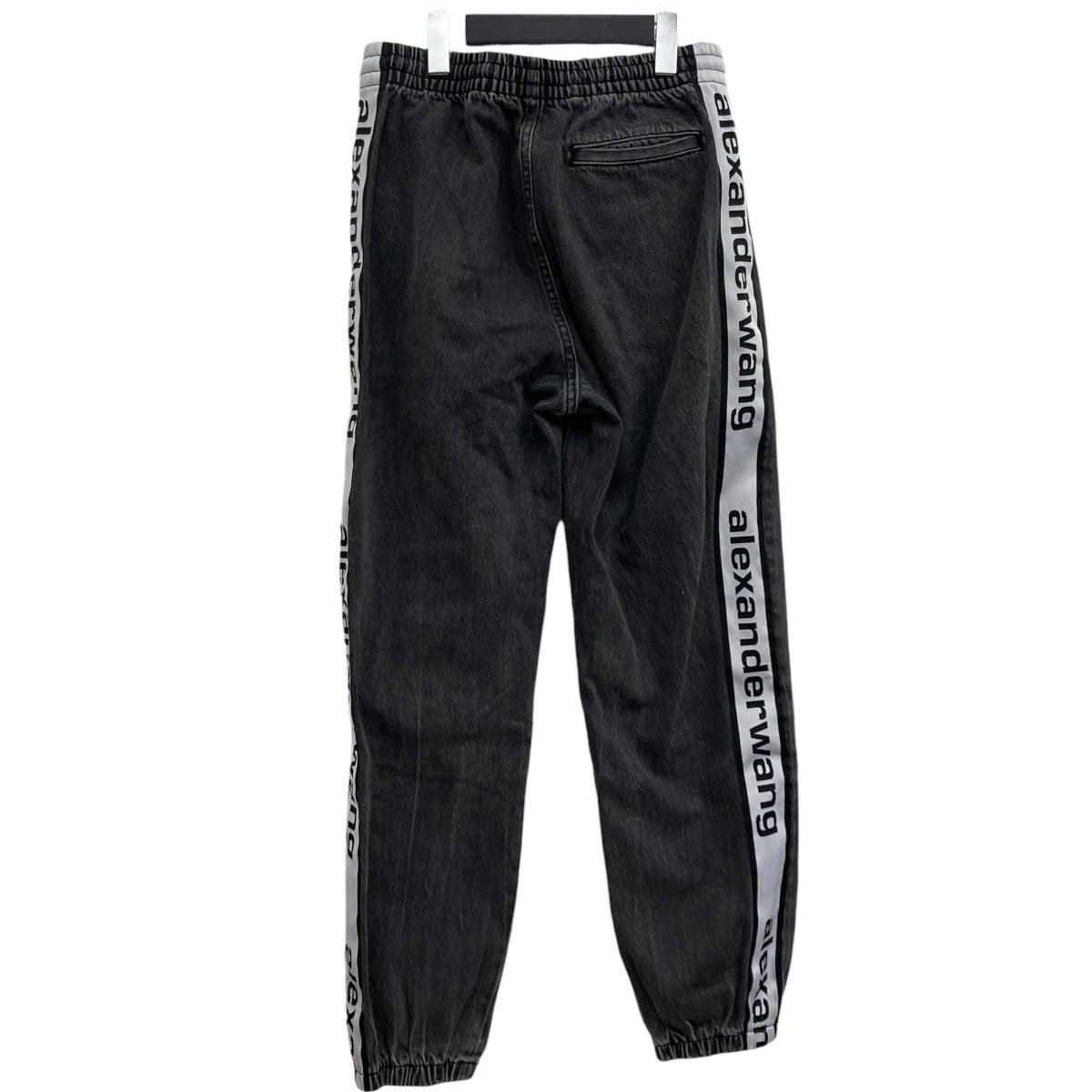alexander wang グレースラックス Alexander Wang boxer-detail Pleated Trousers | Grey | FARFETCH