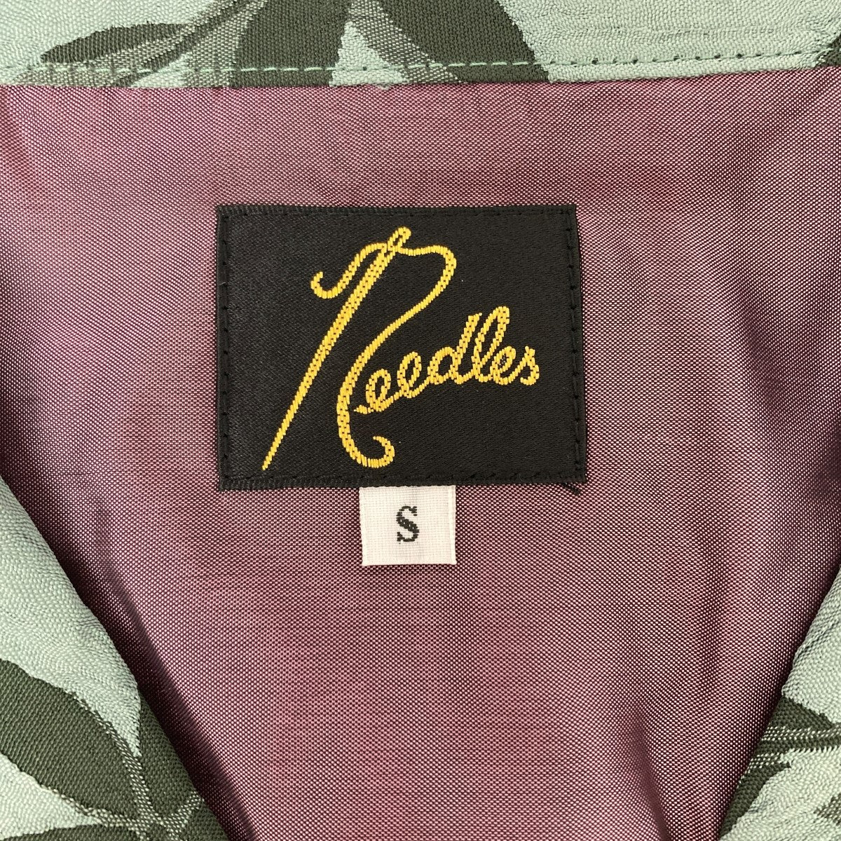 Needles(ニードルズ) 半袖シャツ MR238 グリーン サイズ S