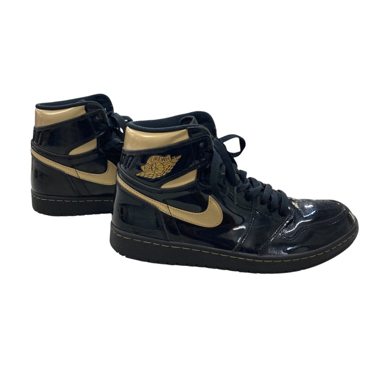 NIKE(ナイキ) Air Jordan 1 High OG Black-Metalic Gold