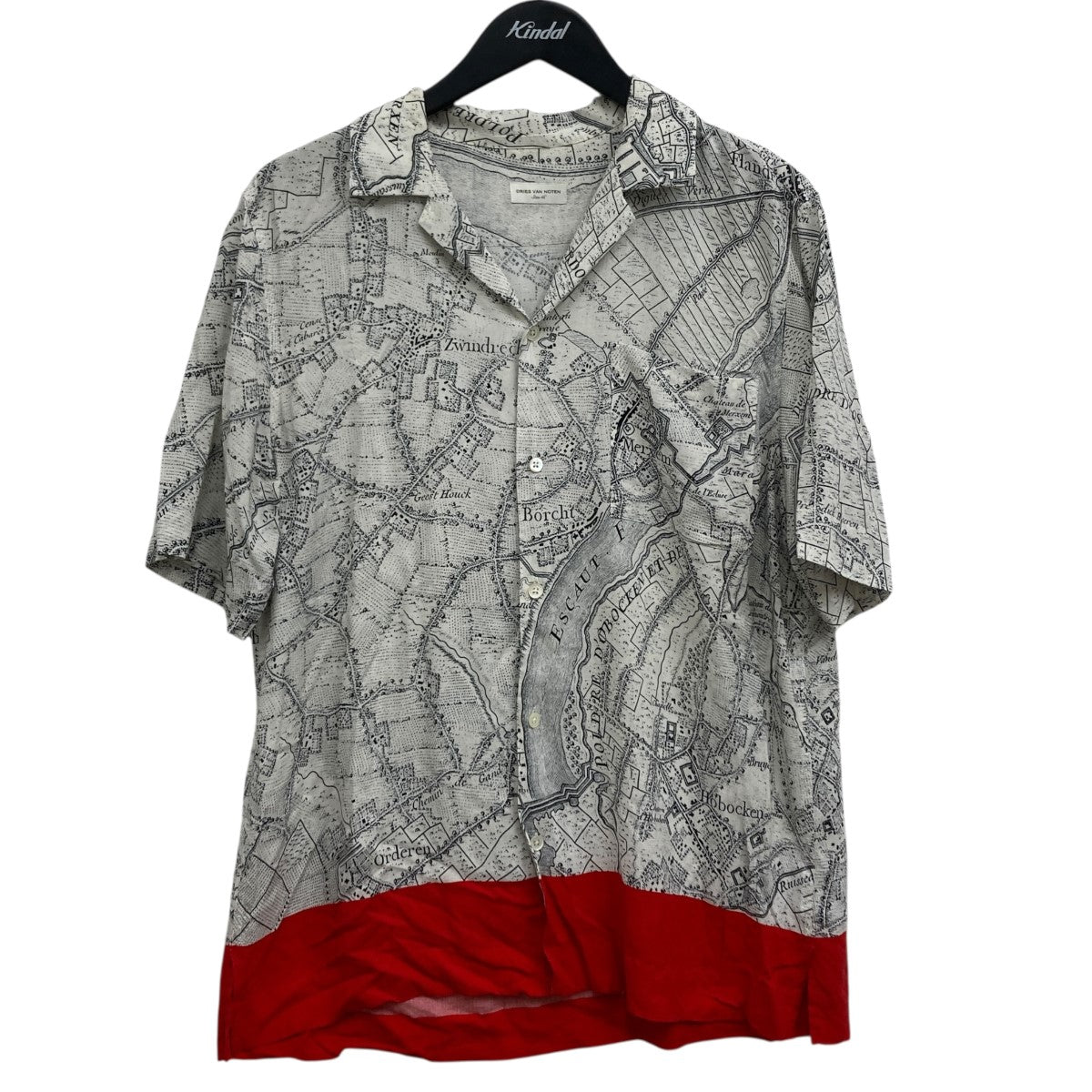 DRIES VAN NOTEN 総柄シャツ 古着・中古-1枚目のアイテム画像