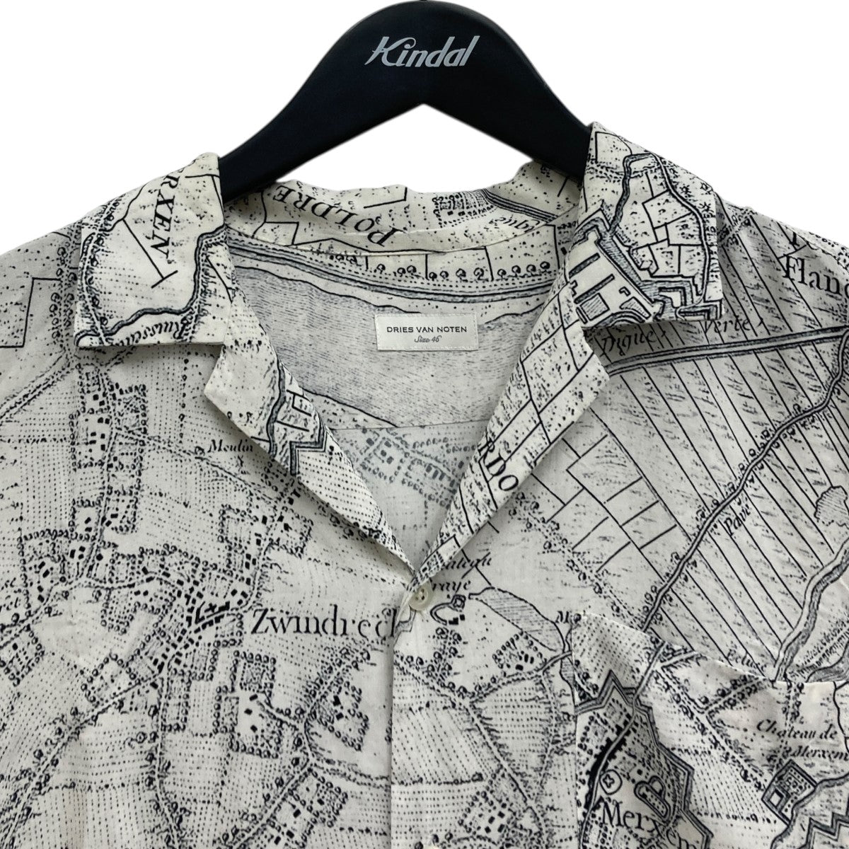 DRIES VAN NOTEN 総柄シャツ 古着・中古-3枚目のアイテム画像
