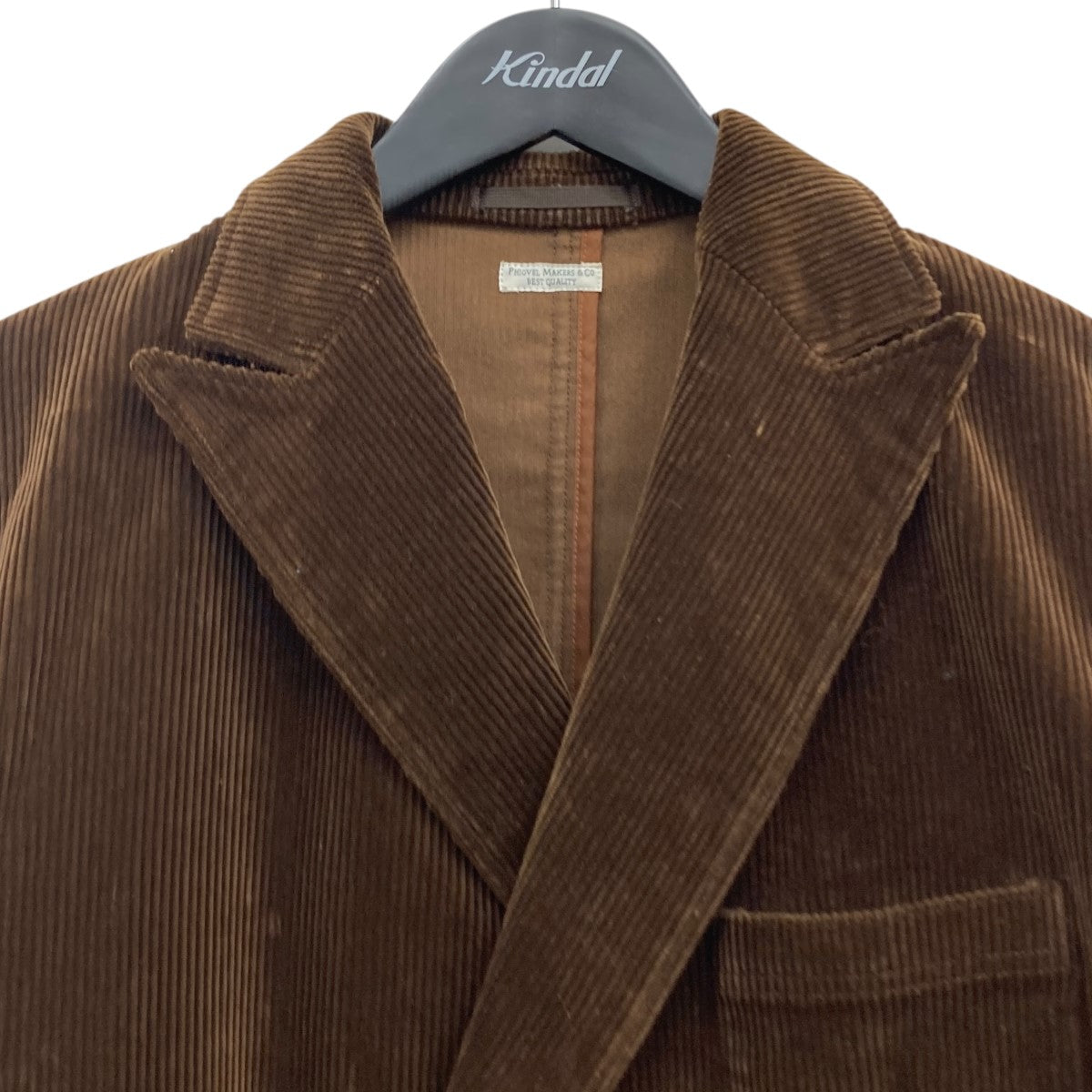 Phigvel Makers Co. コーデュロイコート　濃いネイビー Phigvel Makers Co. コーデュロイコート 濃いネイビー