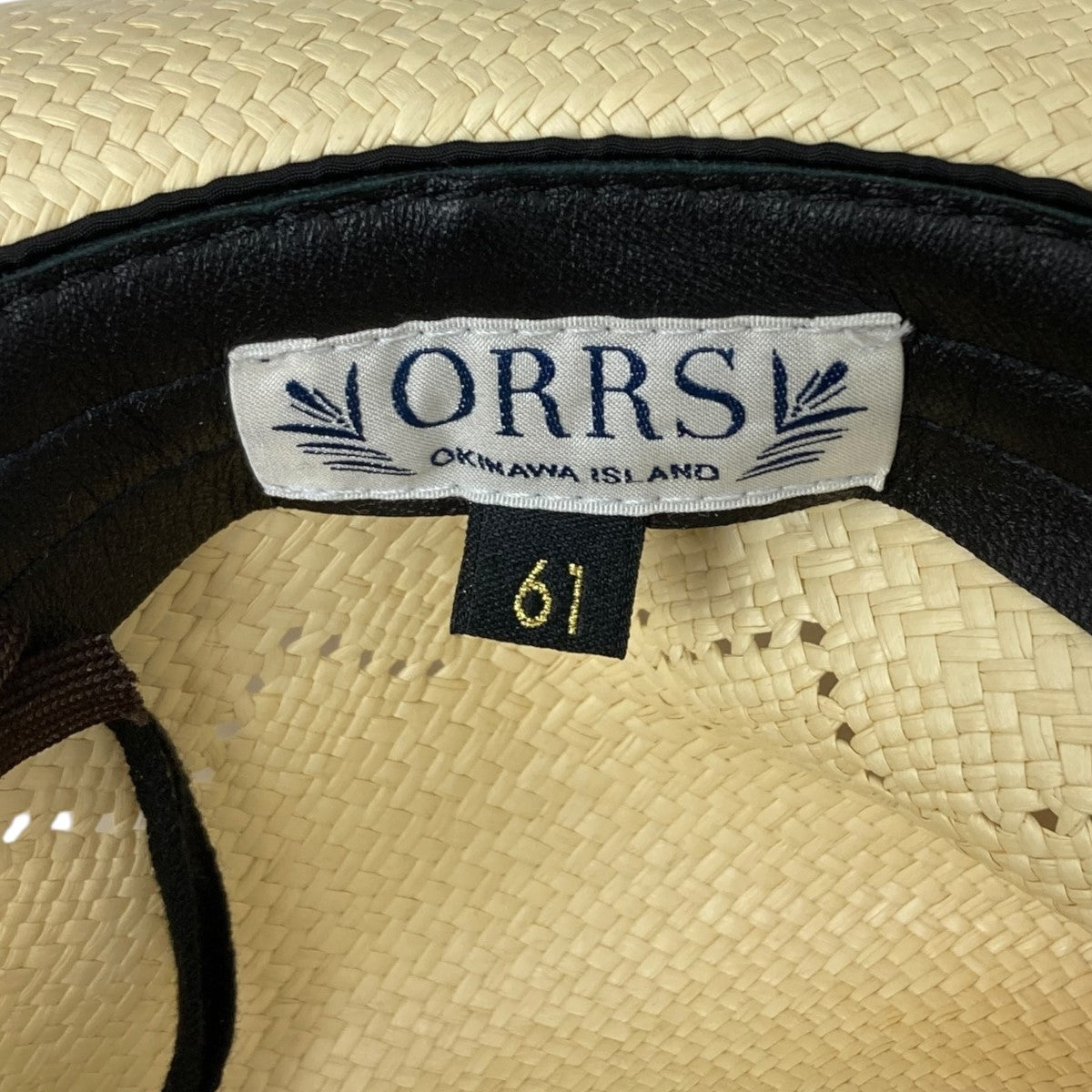 ORRS(オールズ) OPTIMO PANAMA HATパナマハット アイボリー サイズ 61