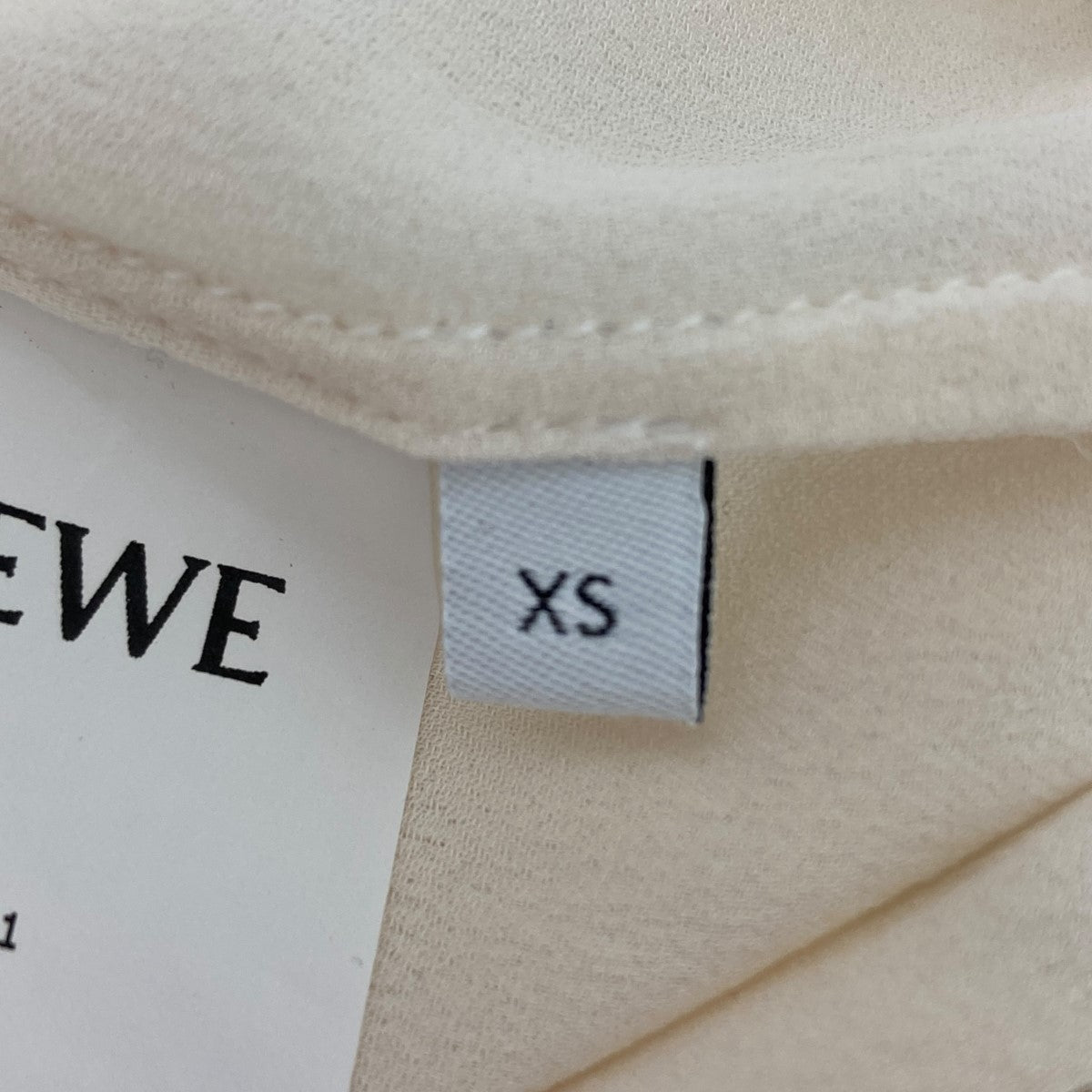 LOEWE アナグラムシルクポロシャツ 古着・中古-5枚目のアイテム画像