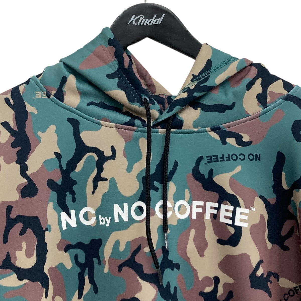 NC BY NO COFFEE 迷彩フーディー 古着・中古-3枚目のアイテム画像