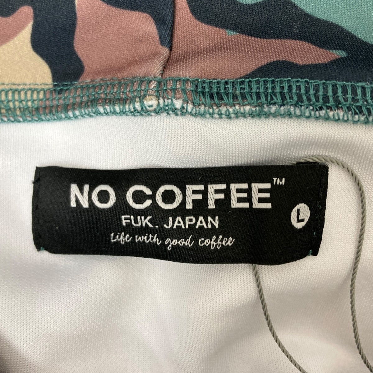 NC BY NO COFFEE 迷彩フーディー 古着・中古-6枚目のアイテム画像