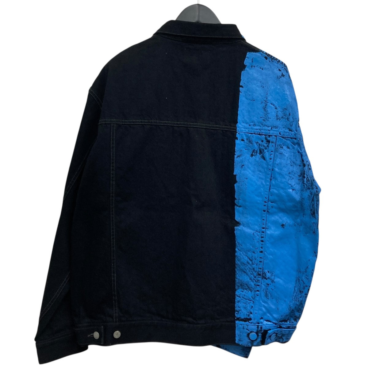 YOKE(ヨーク) 24SSLEATHER LIKE POLYESTER PADDED BLOUSONレザー