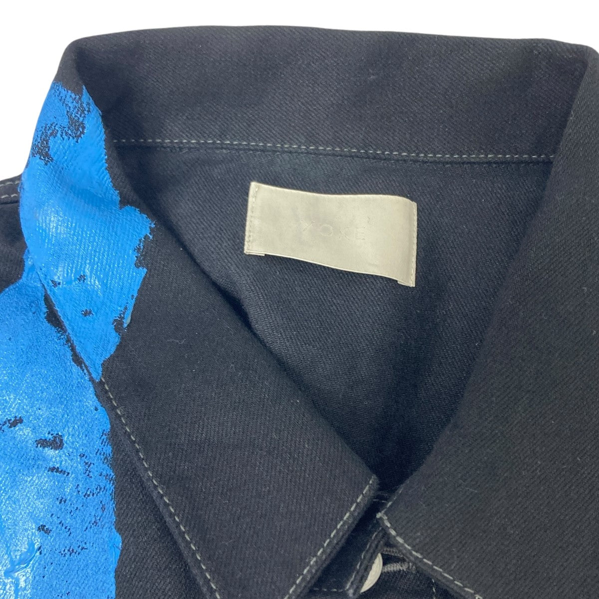 YOKE(ヨーク) デニムジャケット ブラック×ブルー サイズ 不明｜【公式