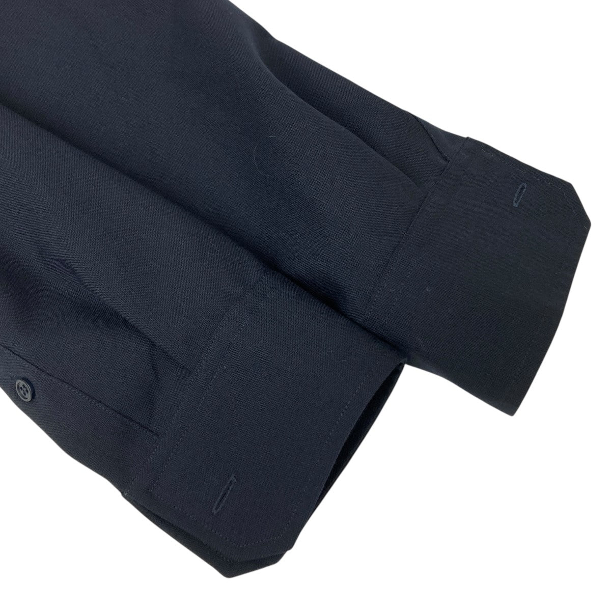 호*카様 MARNI マルニ トロピカルウールシャツ ネイビー 紺 44 ディープブルー トロピカルウール製 長袖シャツ | Marni