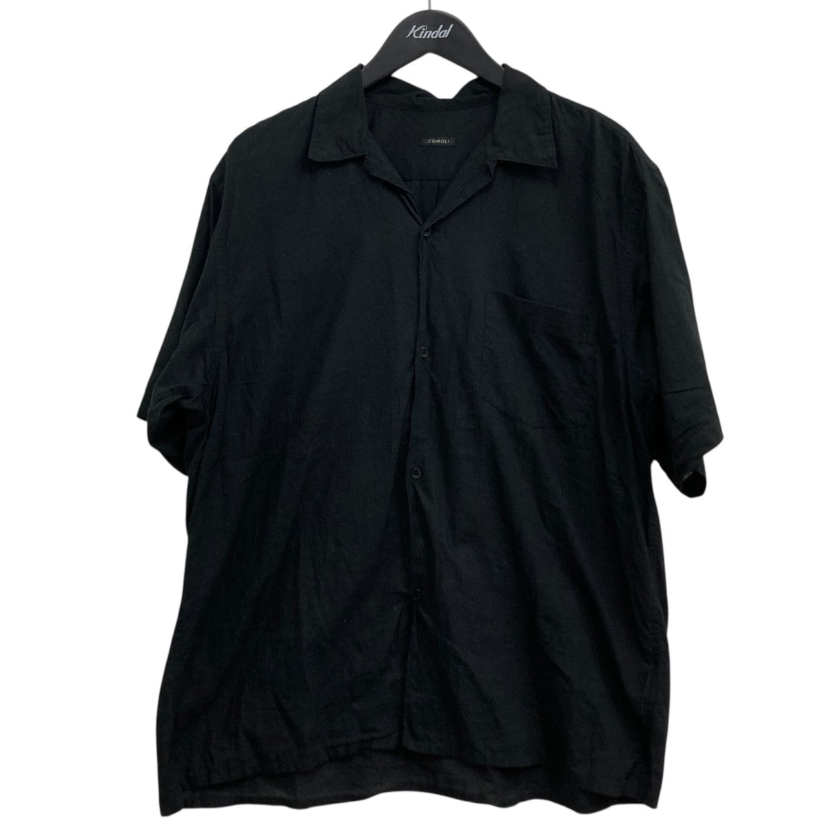 【限定カラー】comoli コモリシャツ ブラック サイズ1 COMOLI (コモリ) コモリシャツ