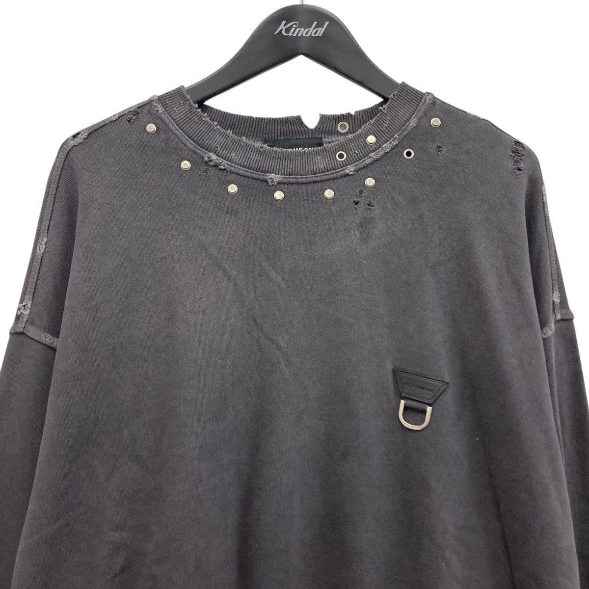 FORSOMEONE STUDS SWEAT ダメージスタッズスウェット 古着・中古-3枚目のアイテム画像