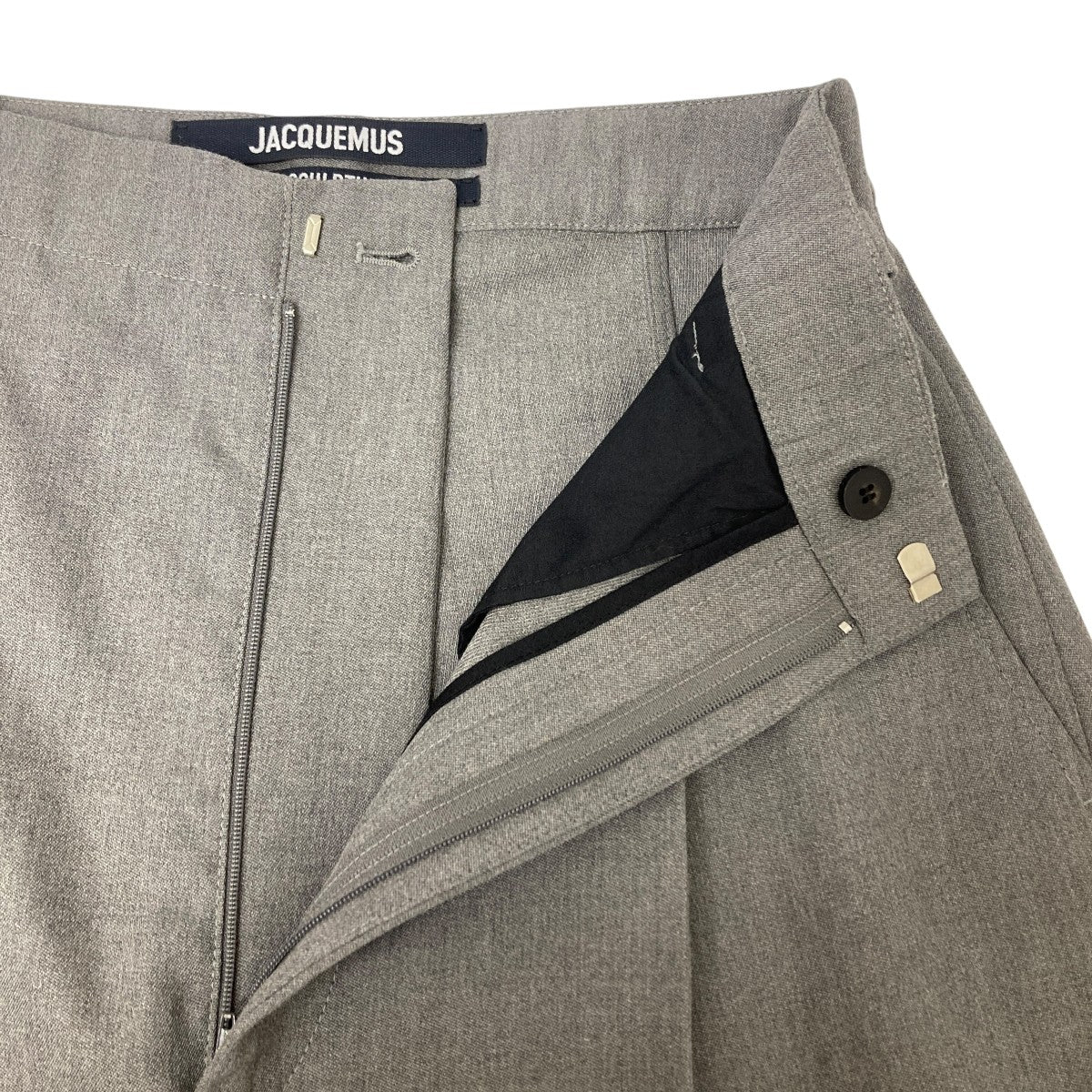 JACQUEMUS(ジャックムス) ワイドスラックス 245PA077 グレー