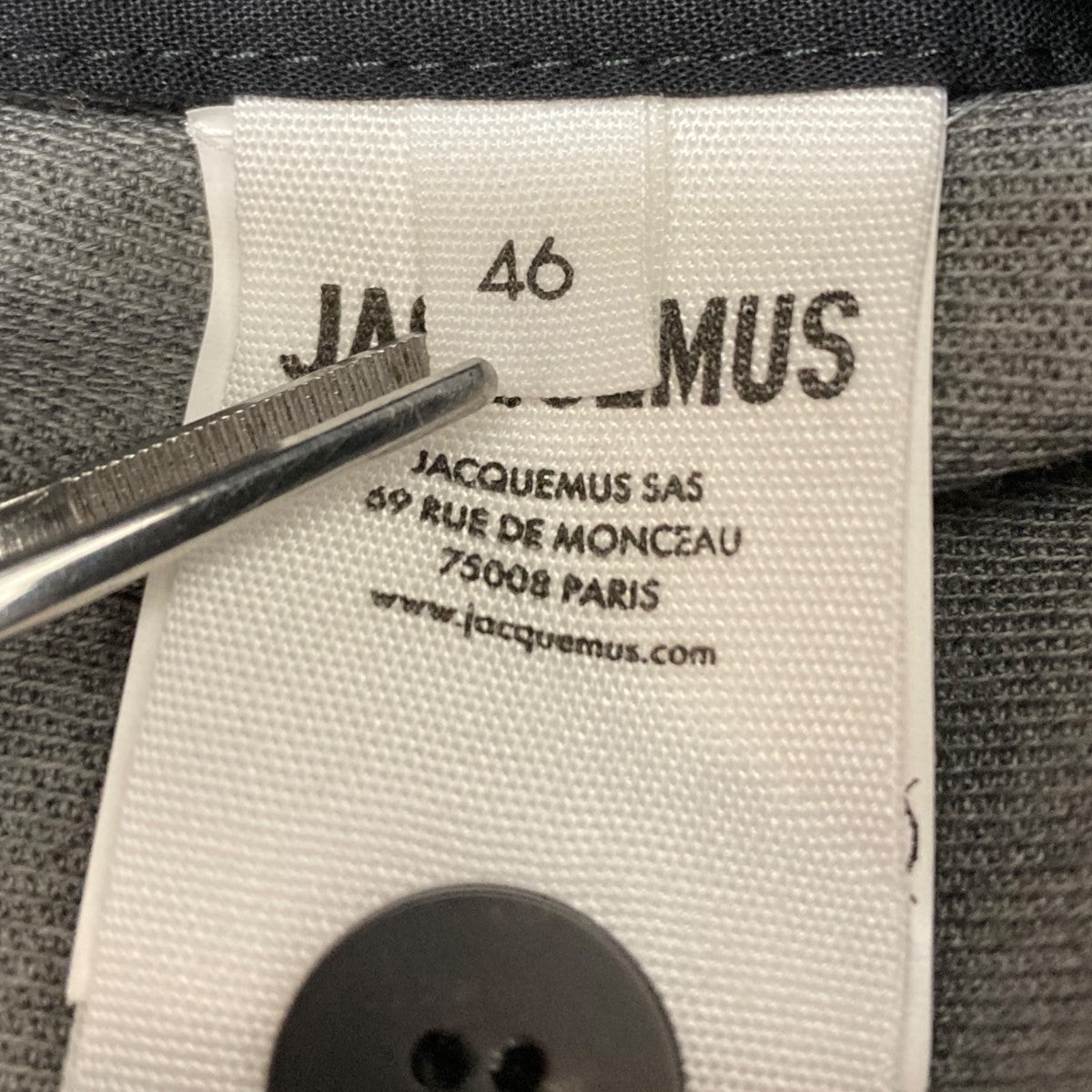 JACQUEMUS シャツ サイズ46 JAQUEMUS スラックス サイズ46