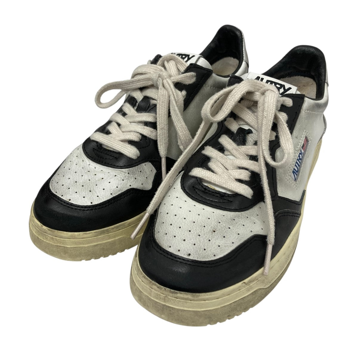 AUTRY ビンテージ加工スニーカー 古着・中古-1枚目のアイテム画像