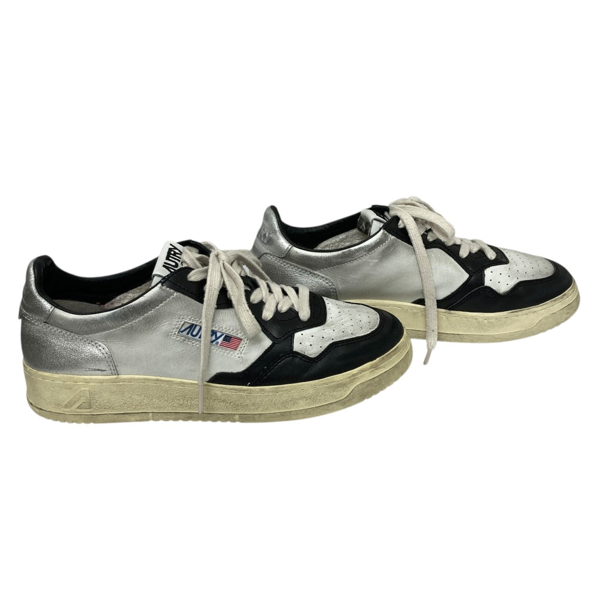 AUTRY ビンテージ加工スニーカー 古着・中古-4枚目のアイテム画像