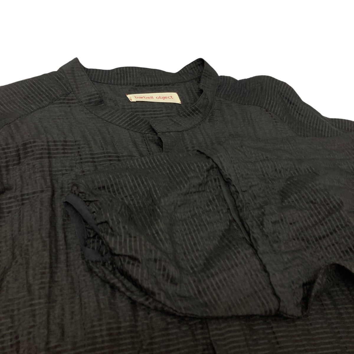 barbell object 25ssuneven s l top 長袖カットソー 古着・中古-4枚目のアイテム画像