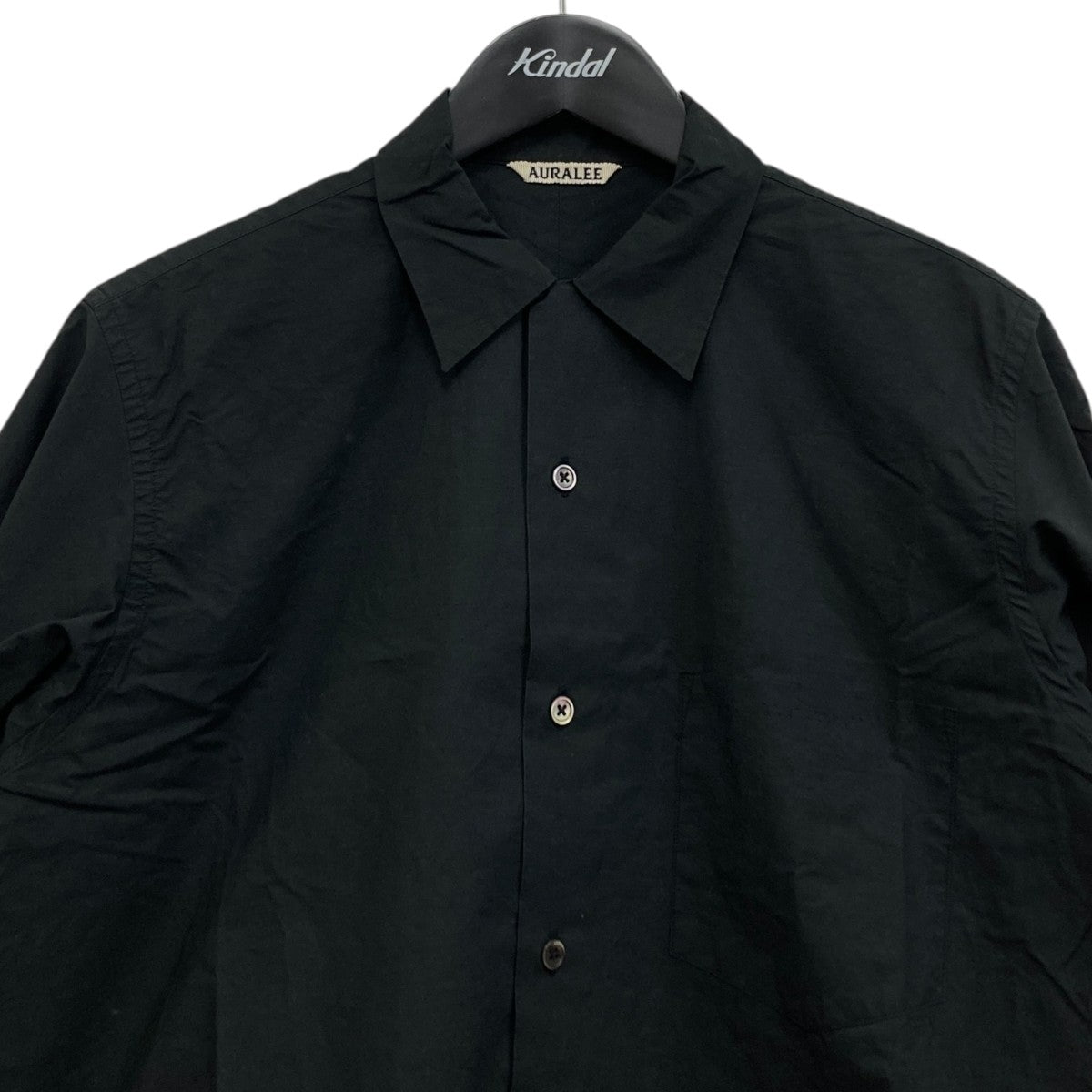 AURALEE(オーラリー) SELVEDGE WEATHER CLOTH OPEN COLLARED