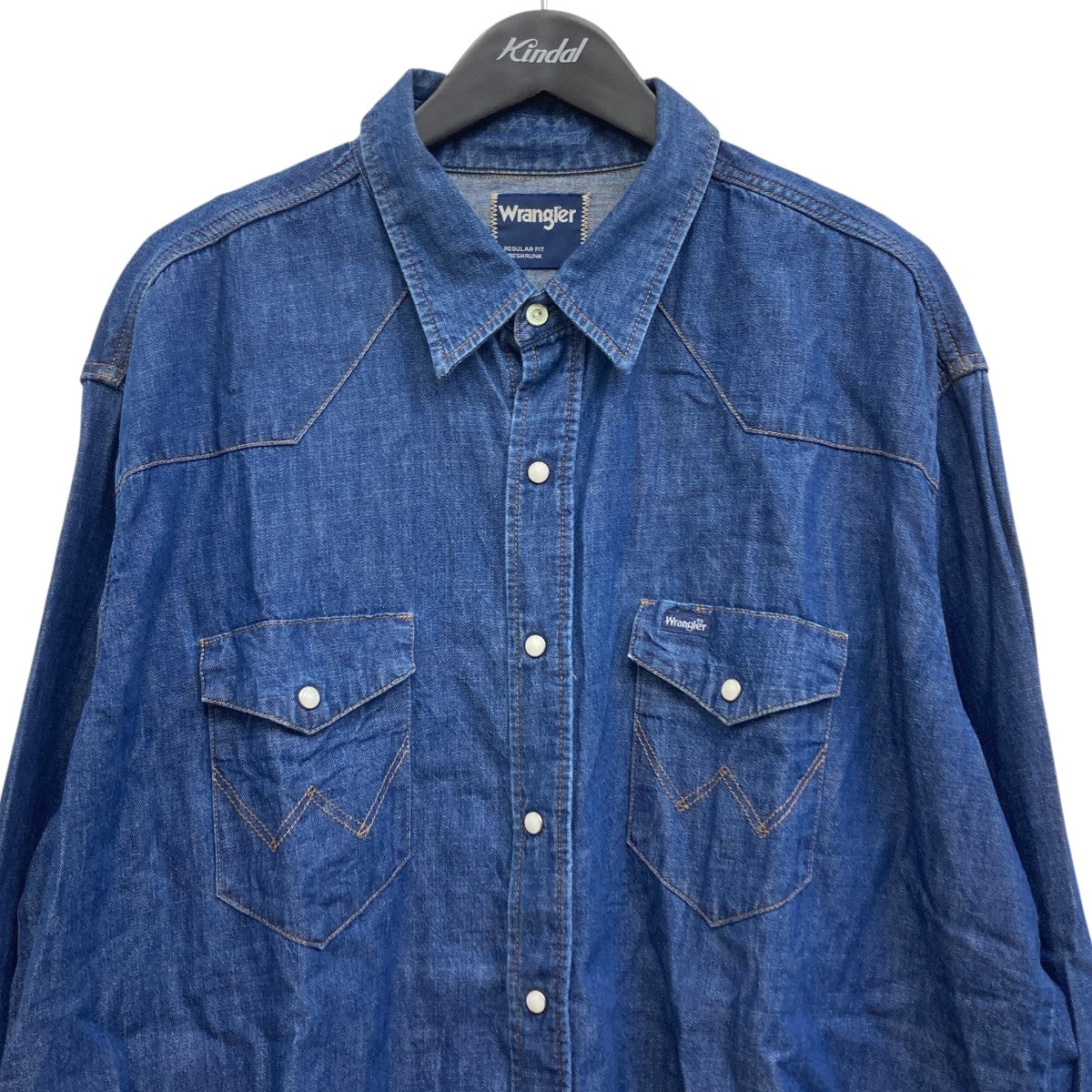 ヒスxラングラー　デニムシャツ 楽天市場】70's USA製 ビンテージ □ Wrangler ラングラー 長袖