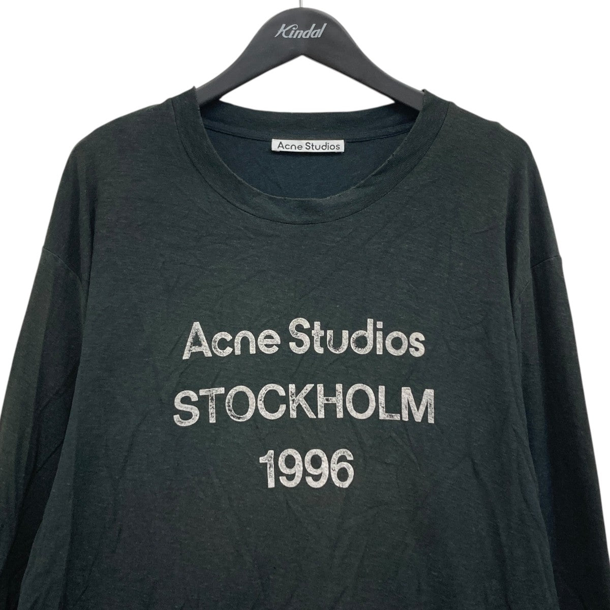 Acne Studios 1996 ロンT長袖 ブラック 人気商品】Acne Studios 1996 ロンT長袖 ブラック - メルカリ
