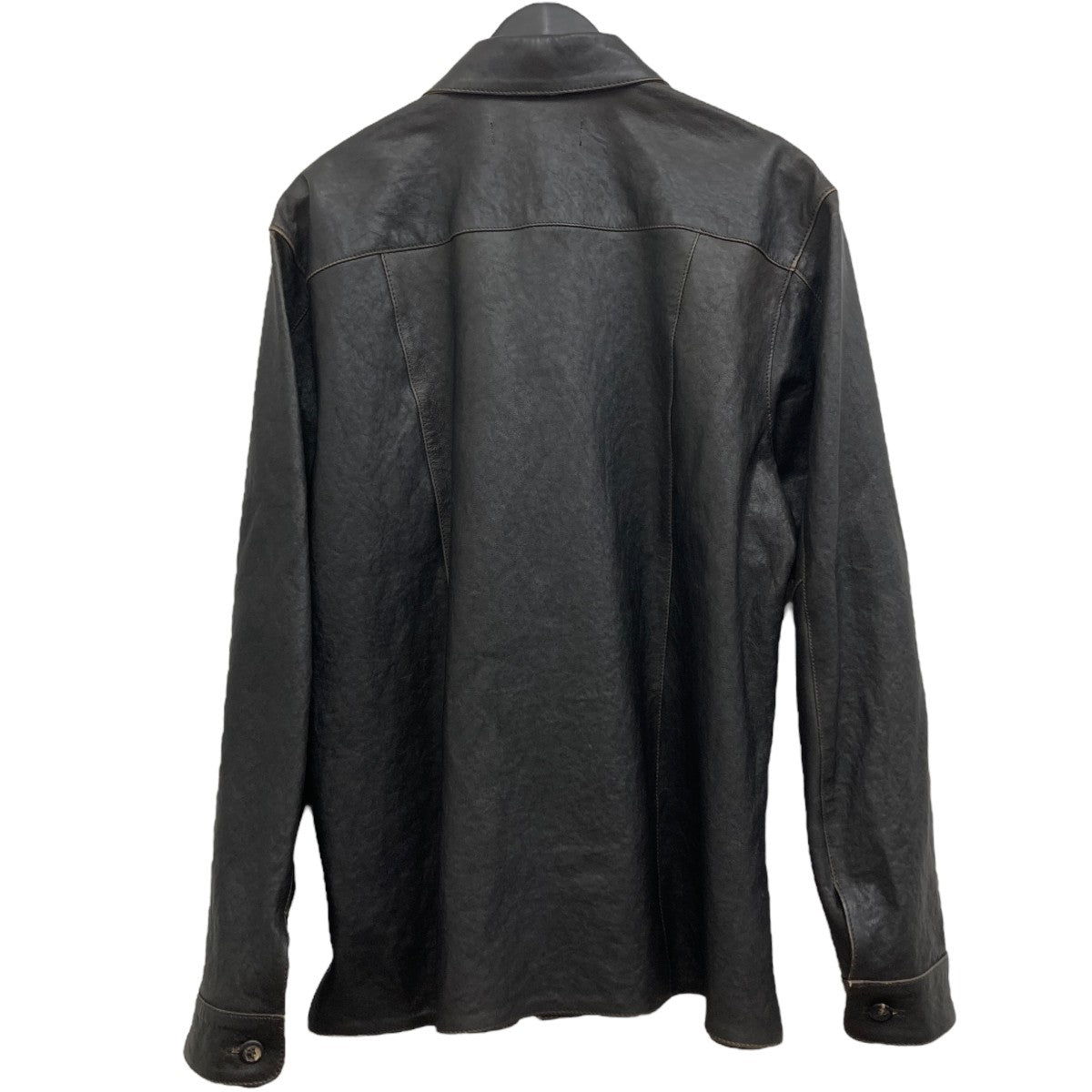 OUR LEGACY(アワーレガシー) レザーシャツ M4249WW ブラック