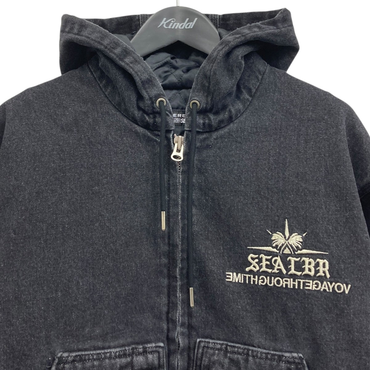 LIBERE WIND AND SEA ナイロンジャケット WIND AND SEA×LIBERE WORK ZIP-UP JACKETデニムボンバー
