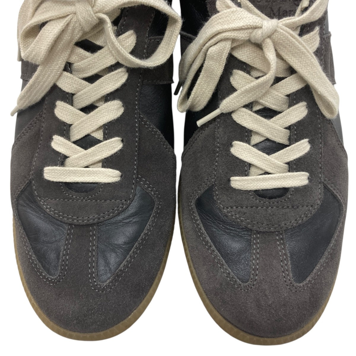 43 マルジェラ ジャーマントレーナー 茶色 楽天市場】MAISON MARGIELA メゾンマルジェラ スニーカー レザー