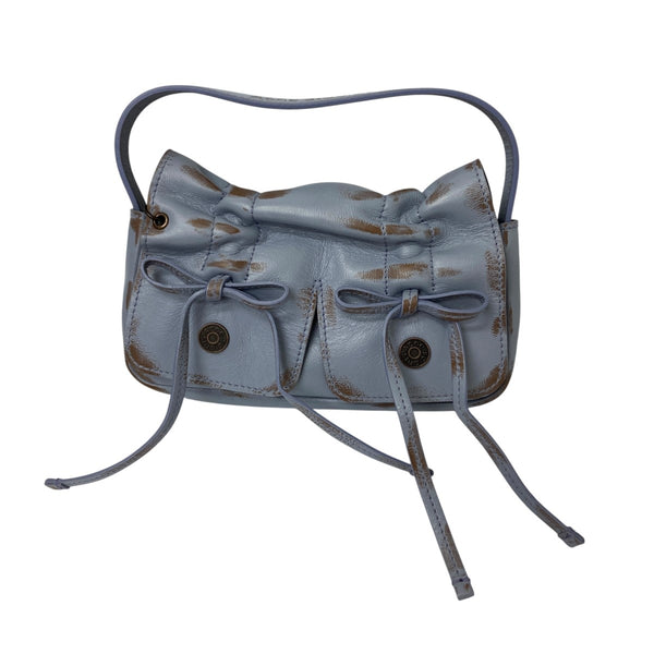 るんるんさん専用) Acne Studios グレー ACNE STUDIOS(アクネストゥディオズ) マルチポケットマイクロバッグ