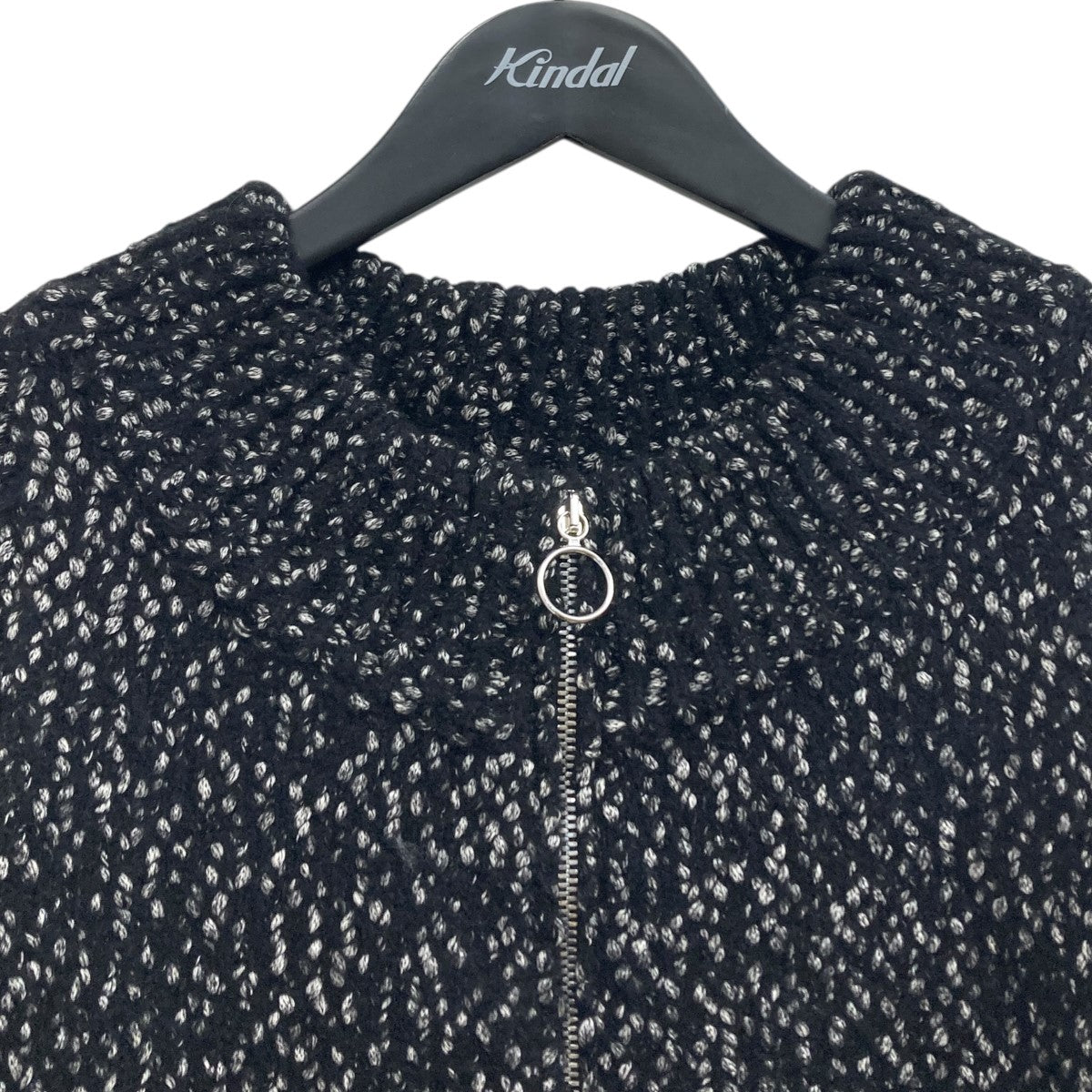 Namacheko ニット NAMACHEKO(ナマチェコ) ジップニット ブラック サイズ S｜【公式