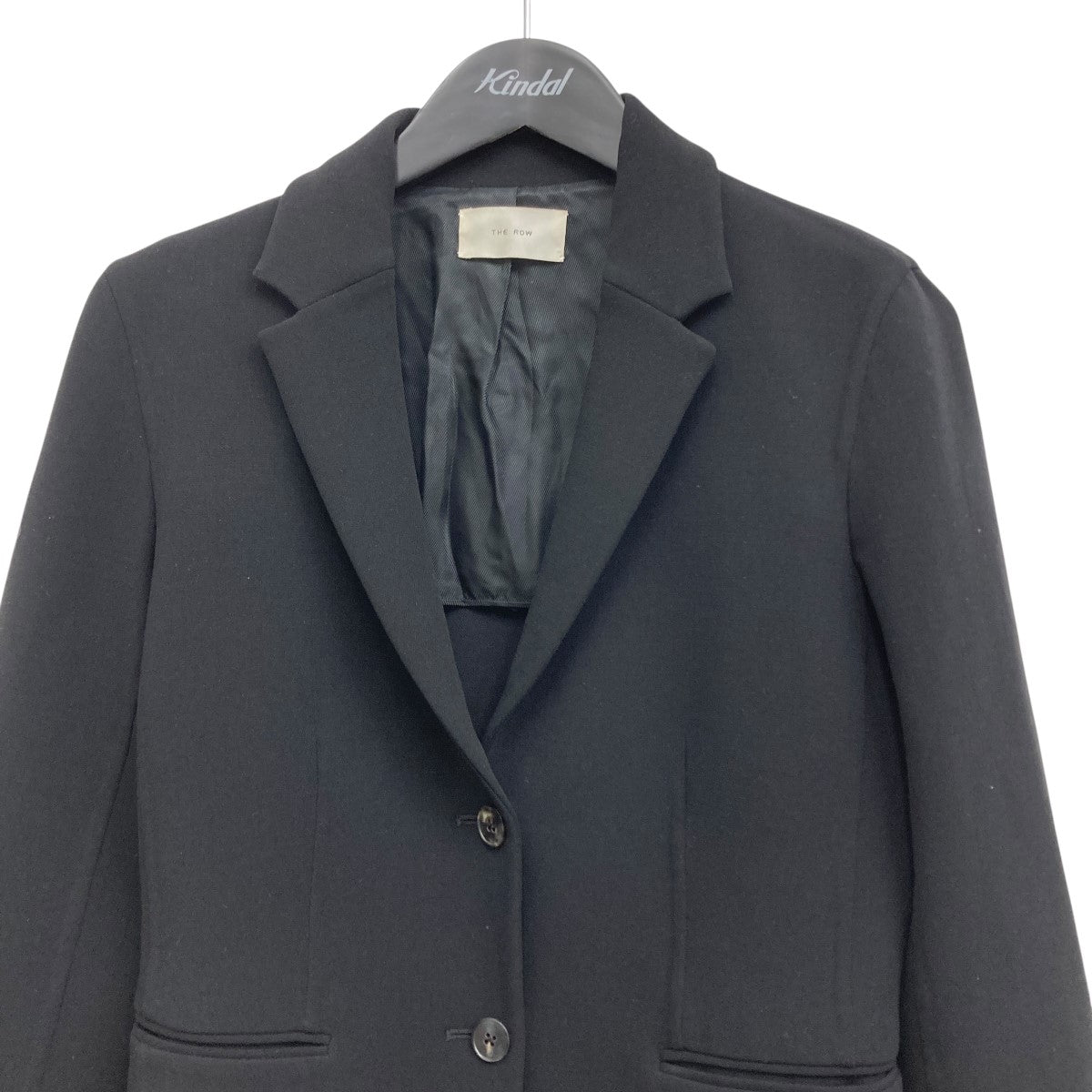 THE ROW(ザロウ) ウールテーラードジャケット AC199 ブラック サイズ 4