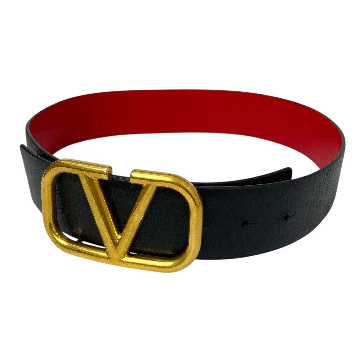 VALENTINO GARAVANI レザーベルト 古着・中古-1枚目のアイテム画像