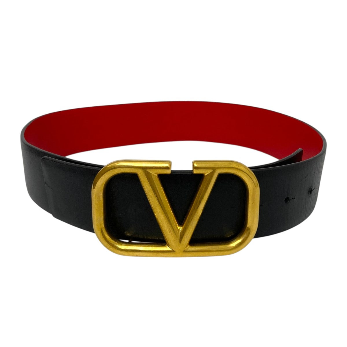 VALENTINO GARAVANI レザーベルト 古着・中古-2枚目のアイテム画像