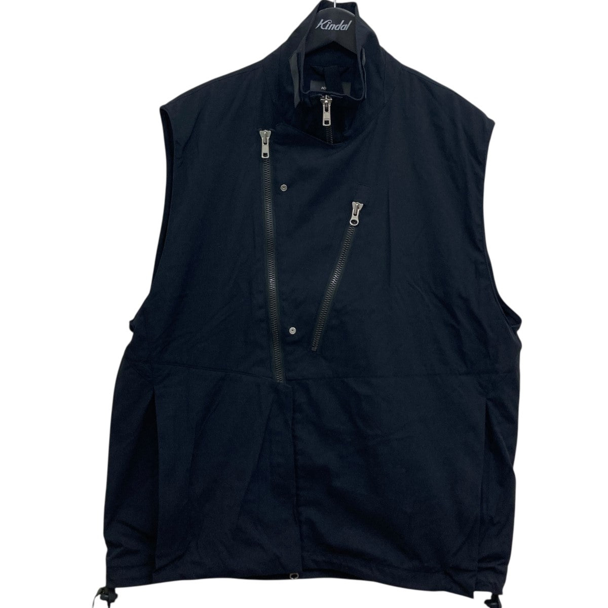エディション　黒 ナイロン ベスト WETTEMPT（ウィテンプト）の「STAND NECK NYLON VEST / スタンド