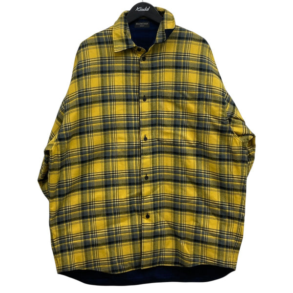 BALENCIAGA(バレンシアガ) 22AW リバーシブルチェック柄ヘビー