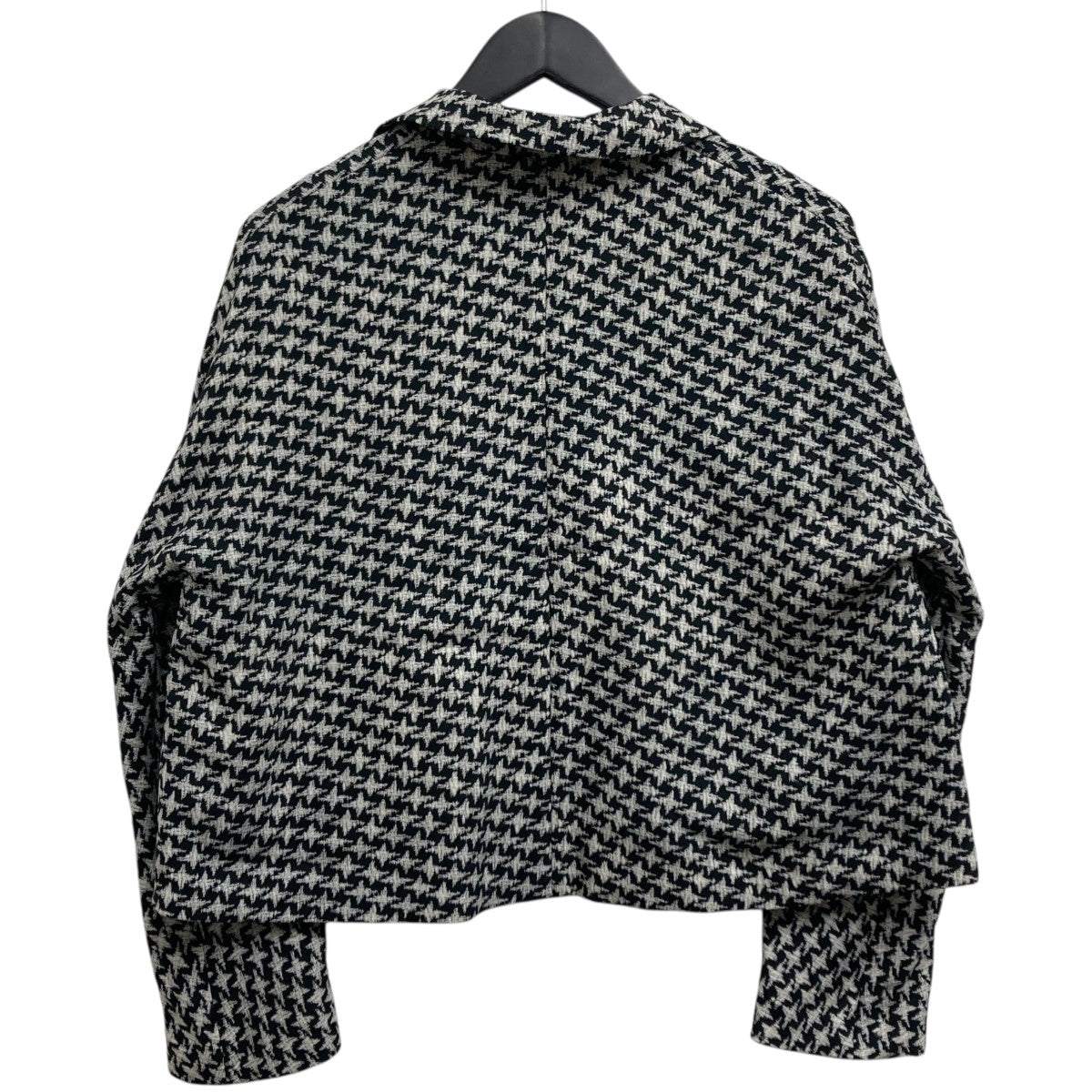 未使用　23aw　10万　ブラックコムデギャルソン　ラッフル　ジップジャケット COMME des GARCONS HOMME PLUS(コムデギャルソンオムプリュス